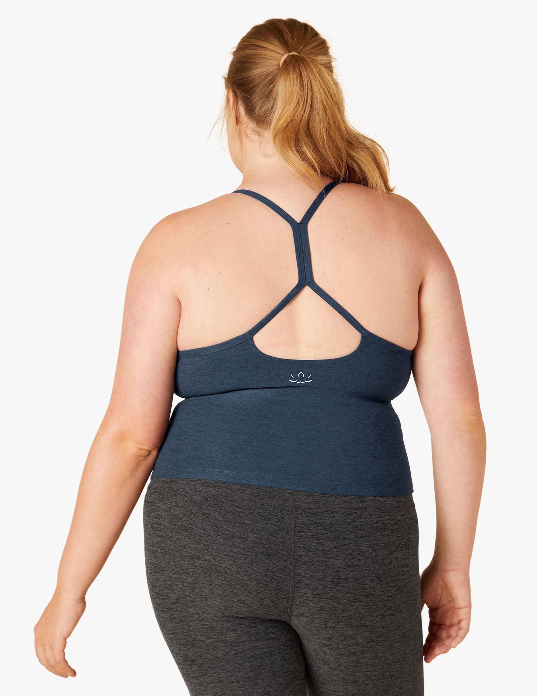 Spacedye Slim Racerback Cropped Tank Product Image