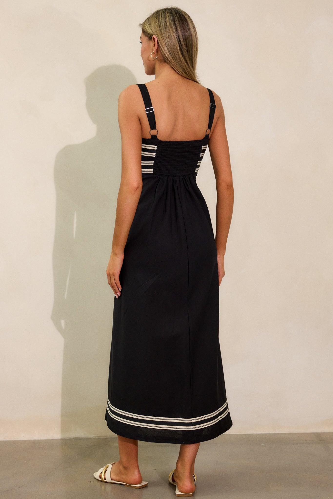 MINKPINK Elki Black Midi Dress Product Image