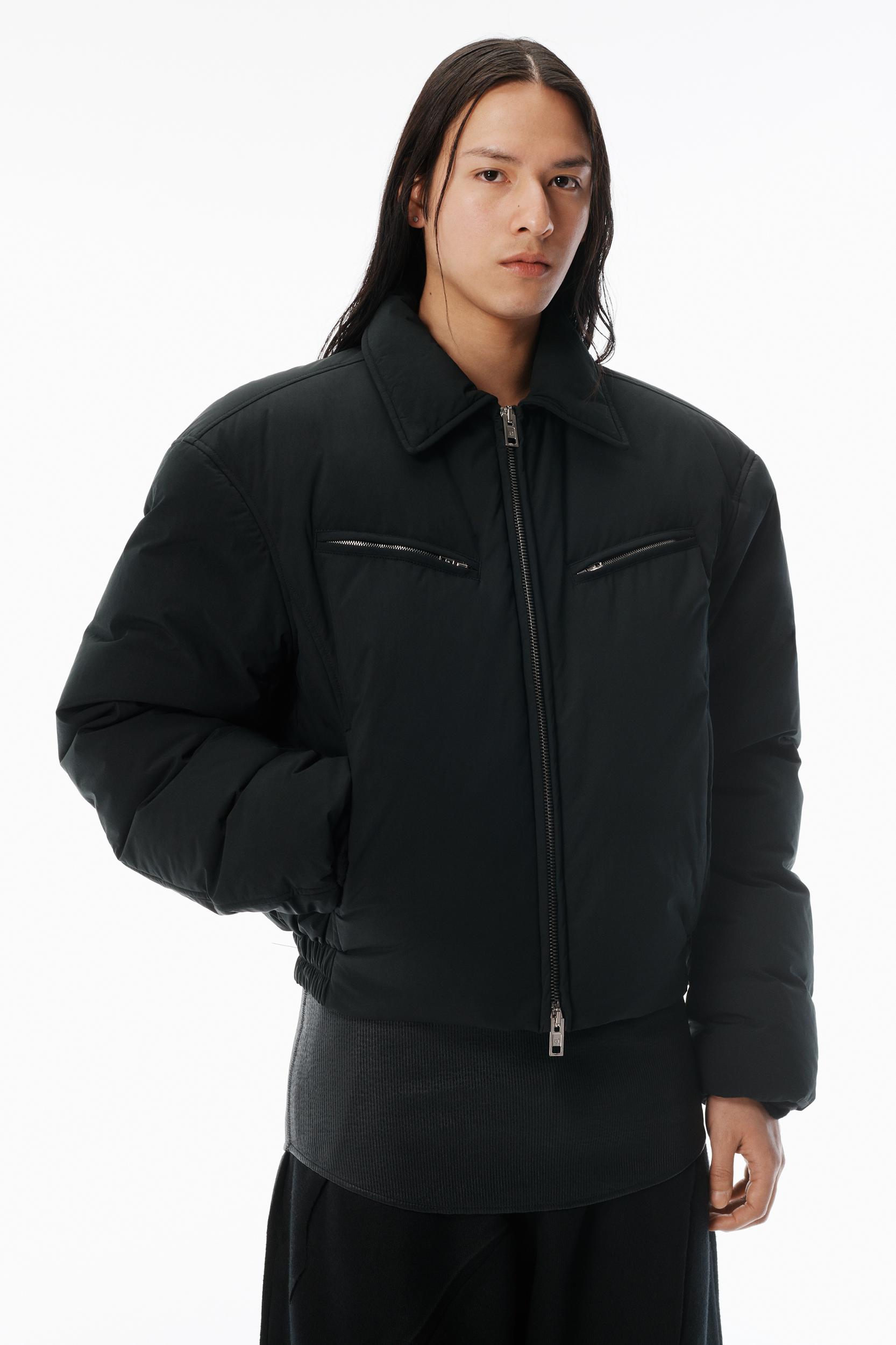 Black Essential Puffer Jacket  Product Image