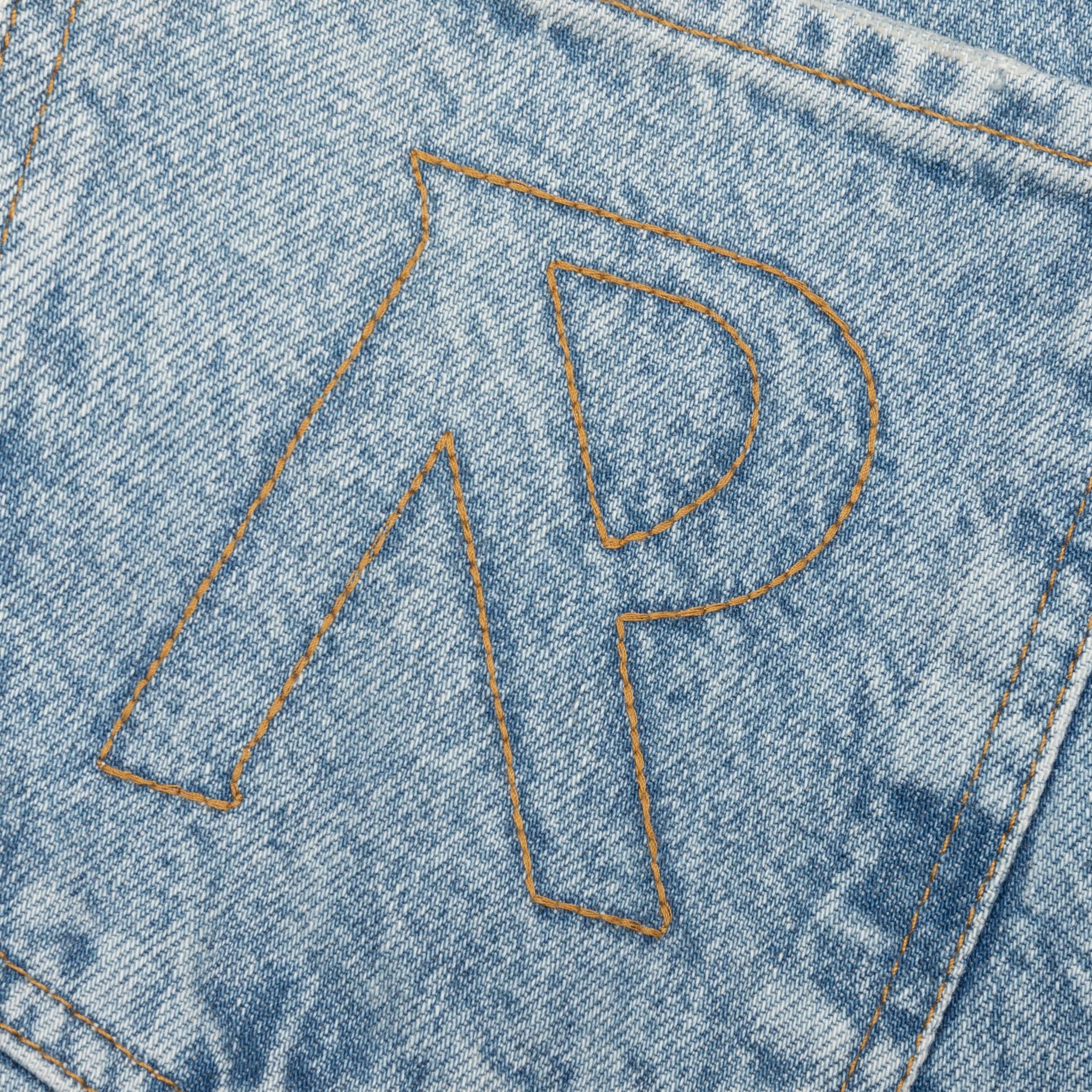 Tailored Denim Shorts - Blue Male Product Image