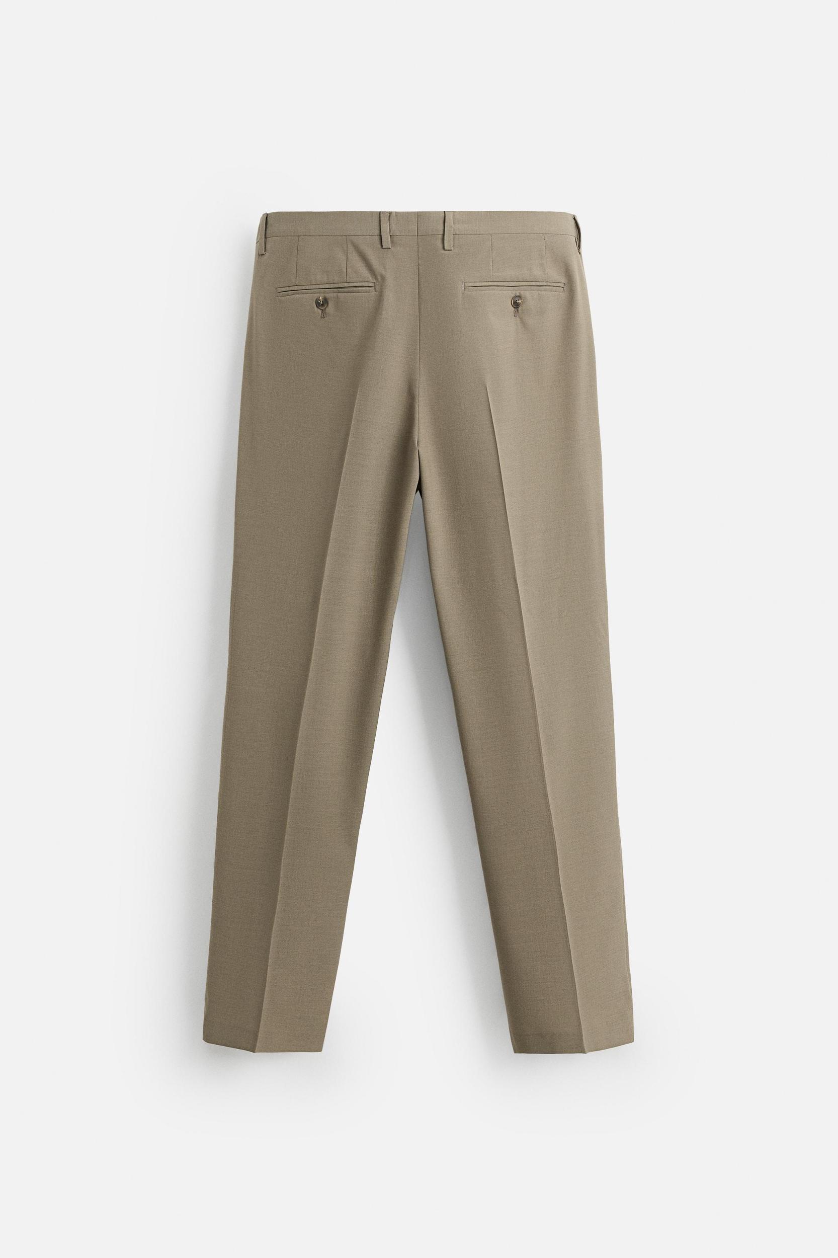 TEXTURED SUIT PANTS Product Image