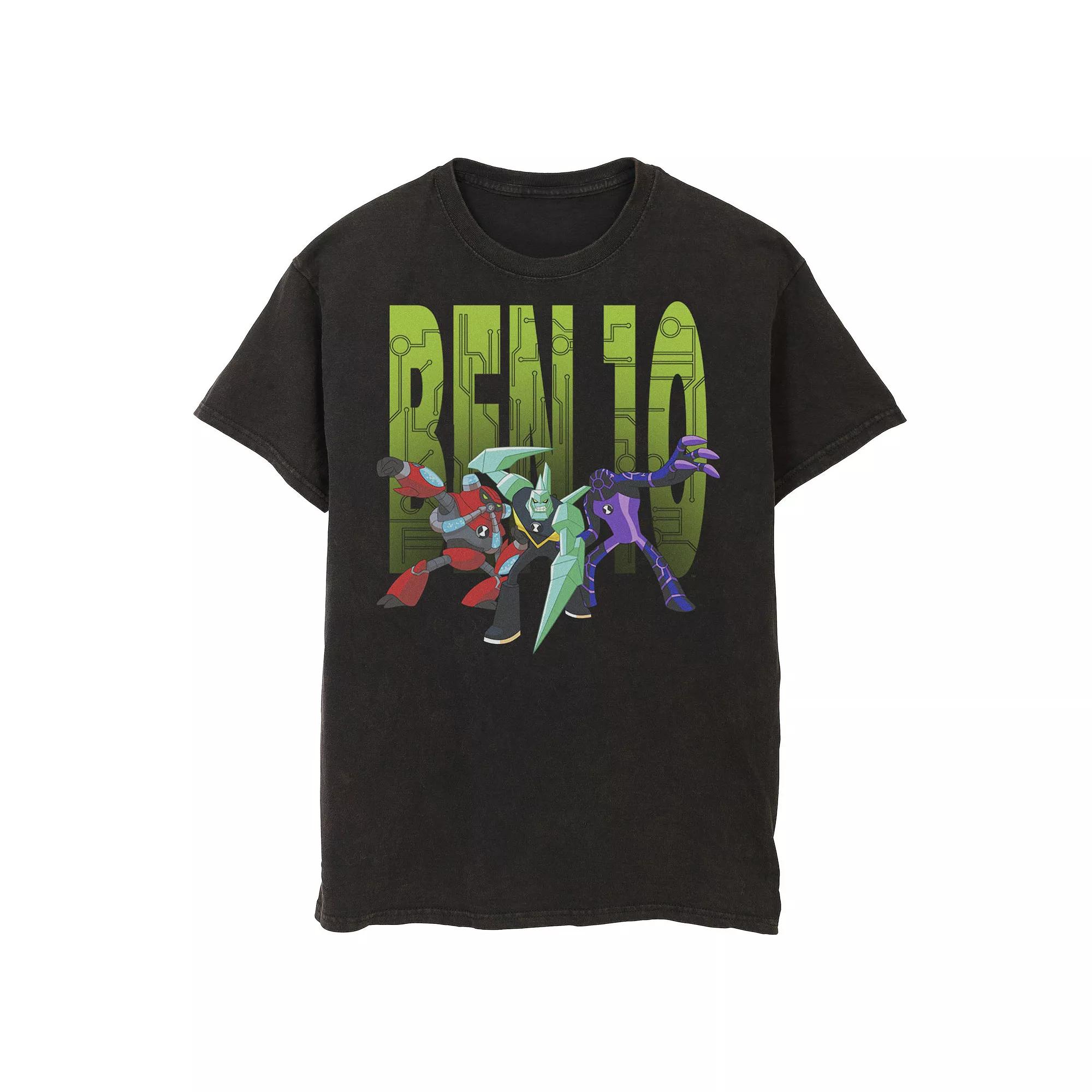 Men's Ben 10 Trio Tech Logo Graphic Tee,  Product Image