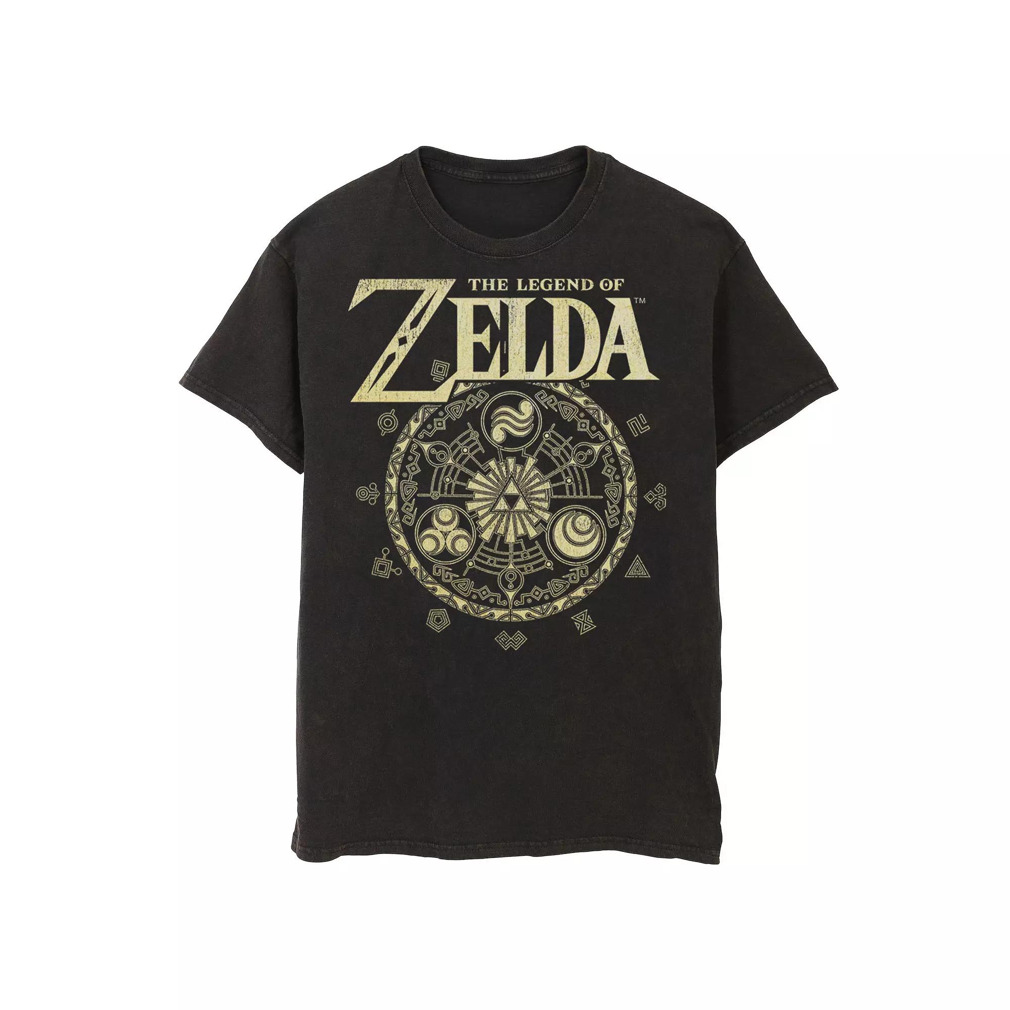 Men's Nintendo The Legend Of Zelda Circle Emblem Logo Tee,  Product Image