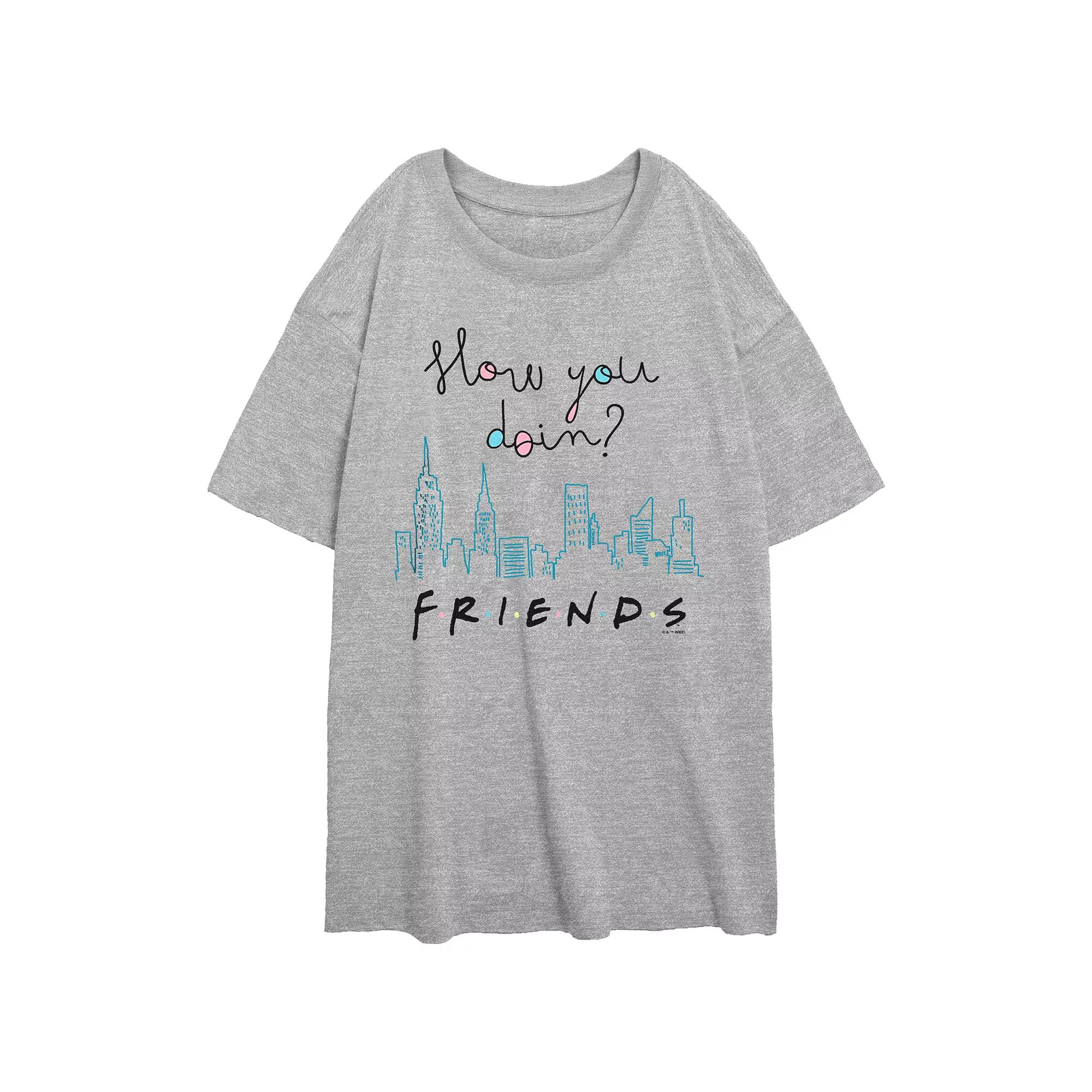 Juniors' Friends How You Doin' City Skyline Over Product Image