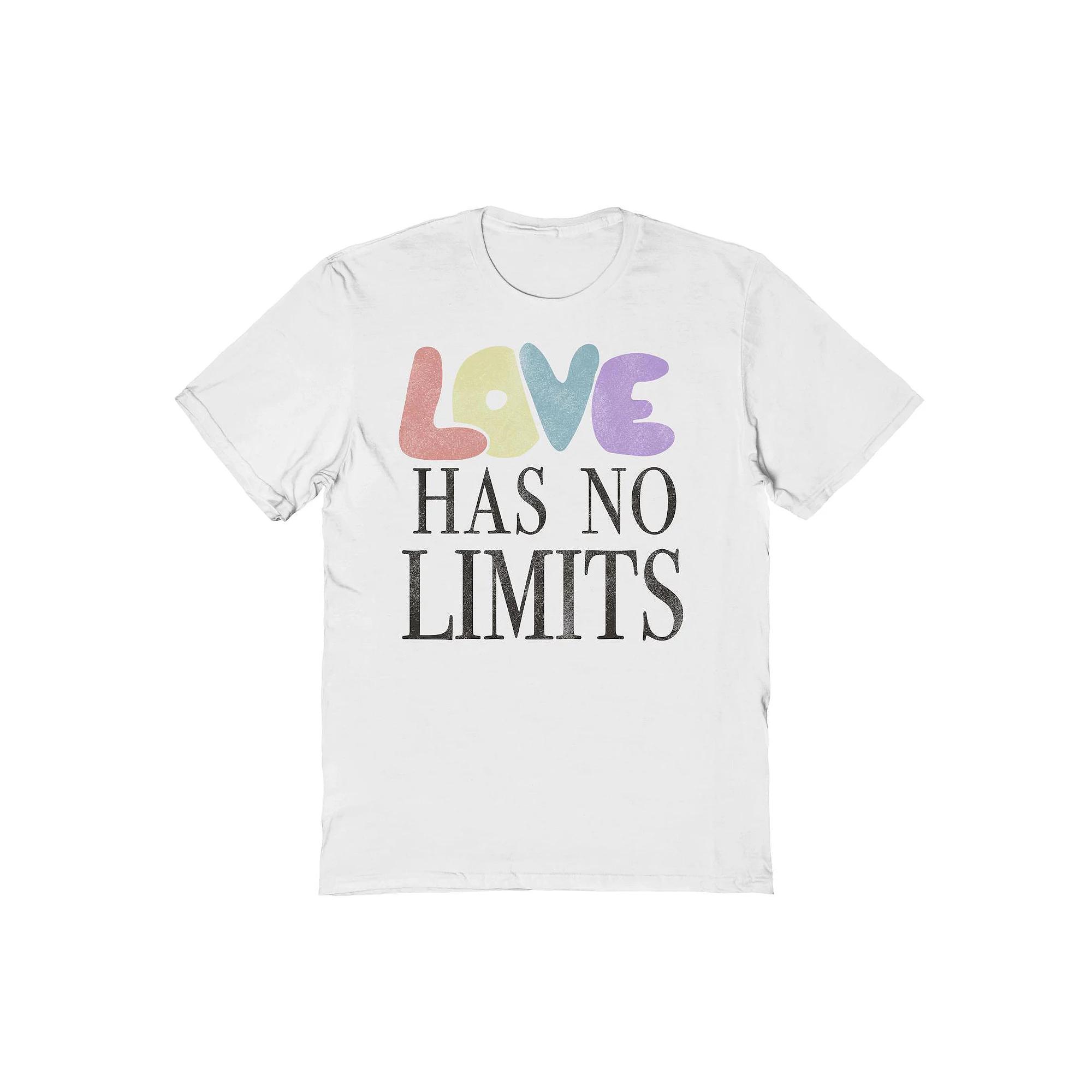 Men's Grayson Threads The Label Love Has No Limits Pride Graphic Tee, Size: XL, White Product Image