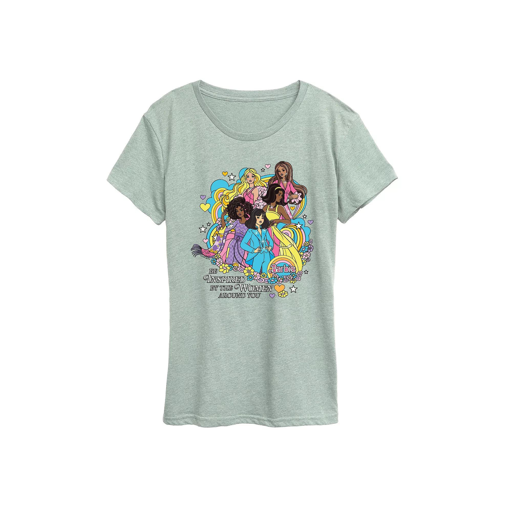 Women's Barbie® Be Inspired By The Women Around You Graphic Tee,  Product Image