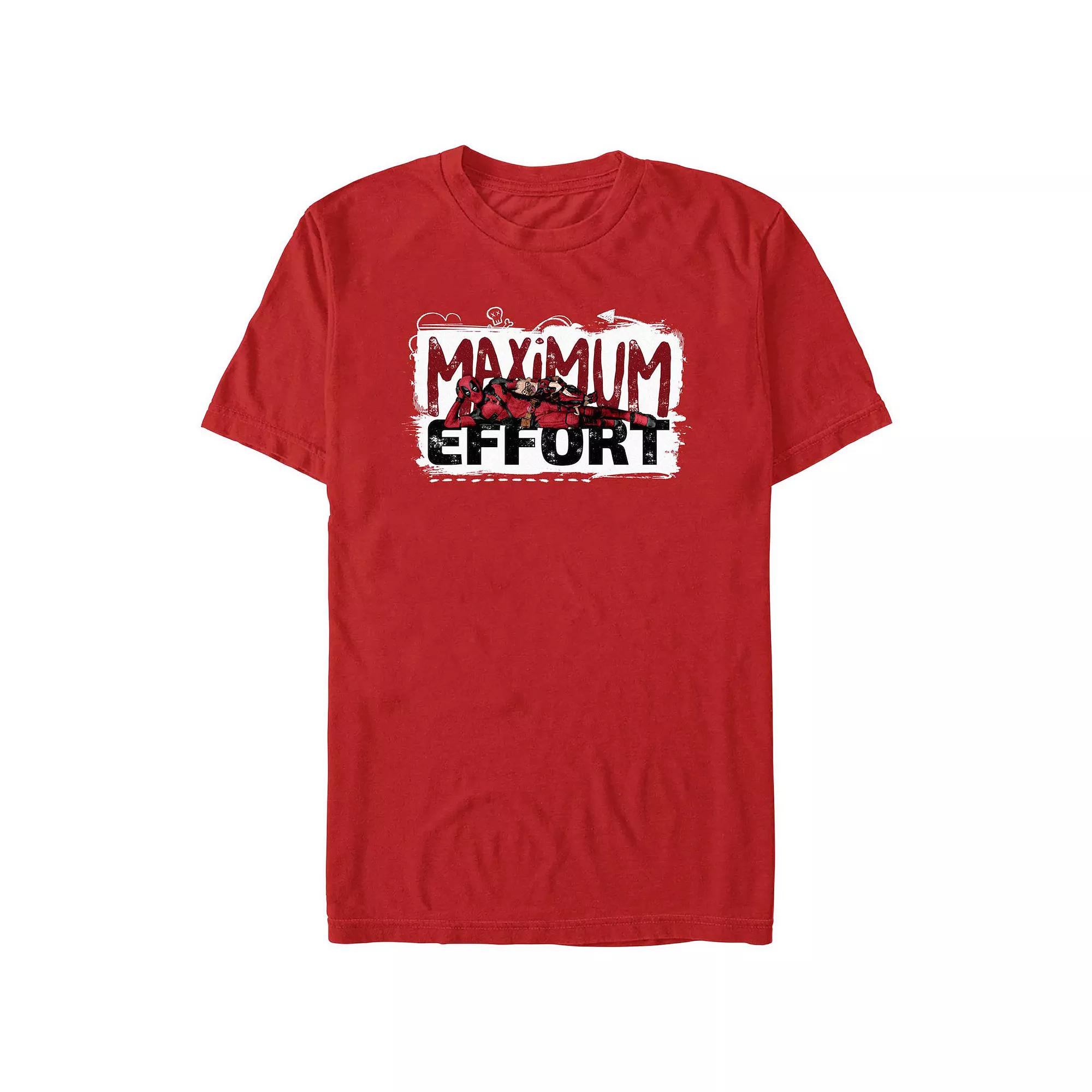 Men's Deadpool And Wolverine Dogpool Maximum Effort Graphic Tee,  Product Image