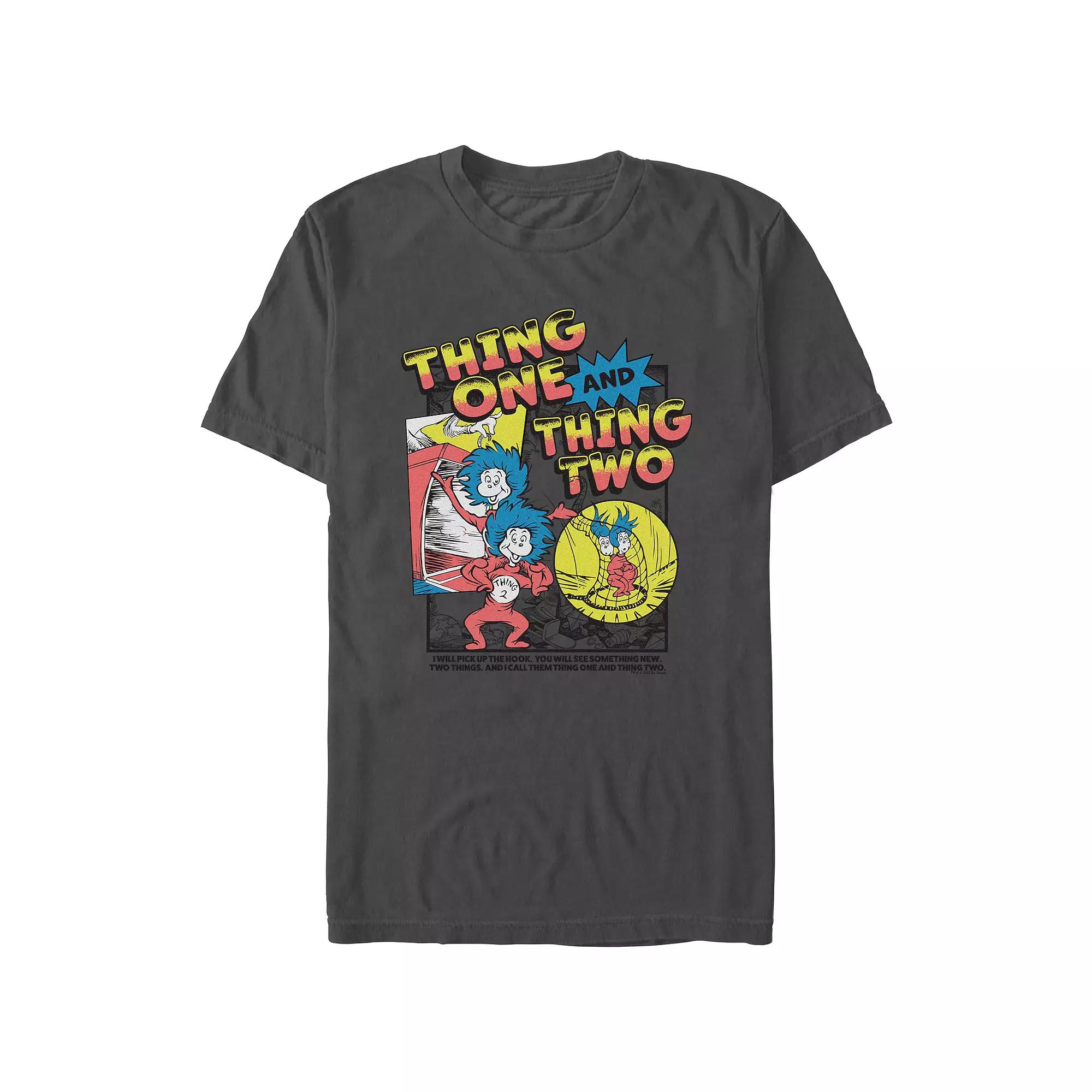 Men's Dr. Seuss Thing One And Thing Two Graphic Tee,  Product Image
