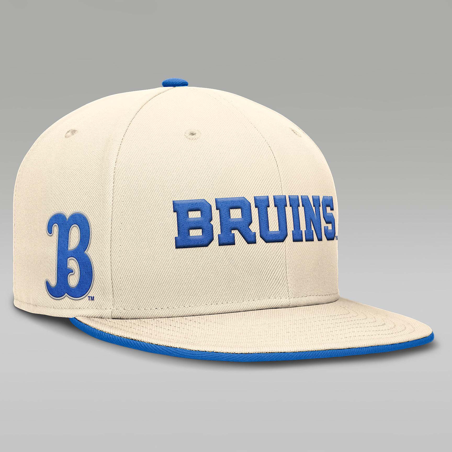 Mens UCLA Bruins Primetime True Jordan Brand Dri-FIT College Fitted Hat | JC110C3HUCL-4EN Product Image