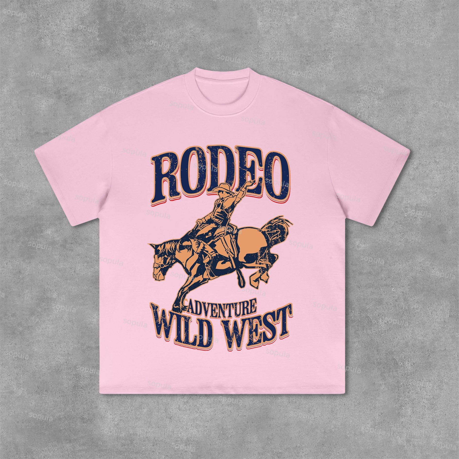 Sopula Coors Banquet Rodeo Classic Graphics Print Cotton T-Shirt Product Image