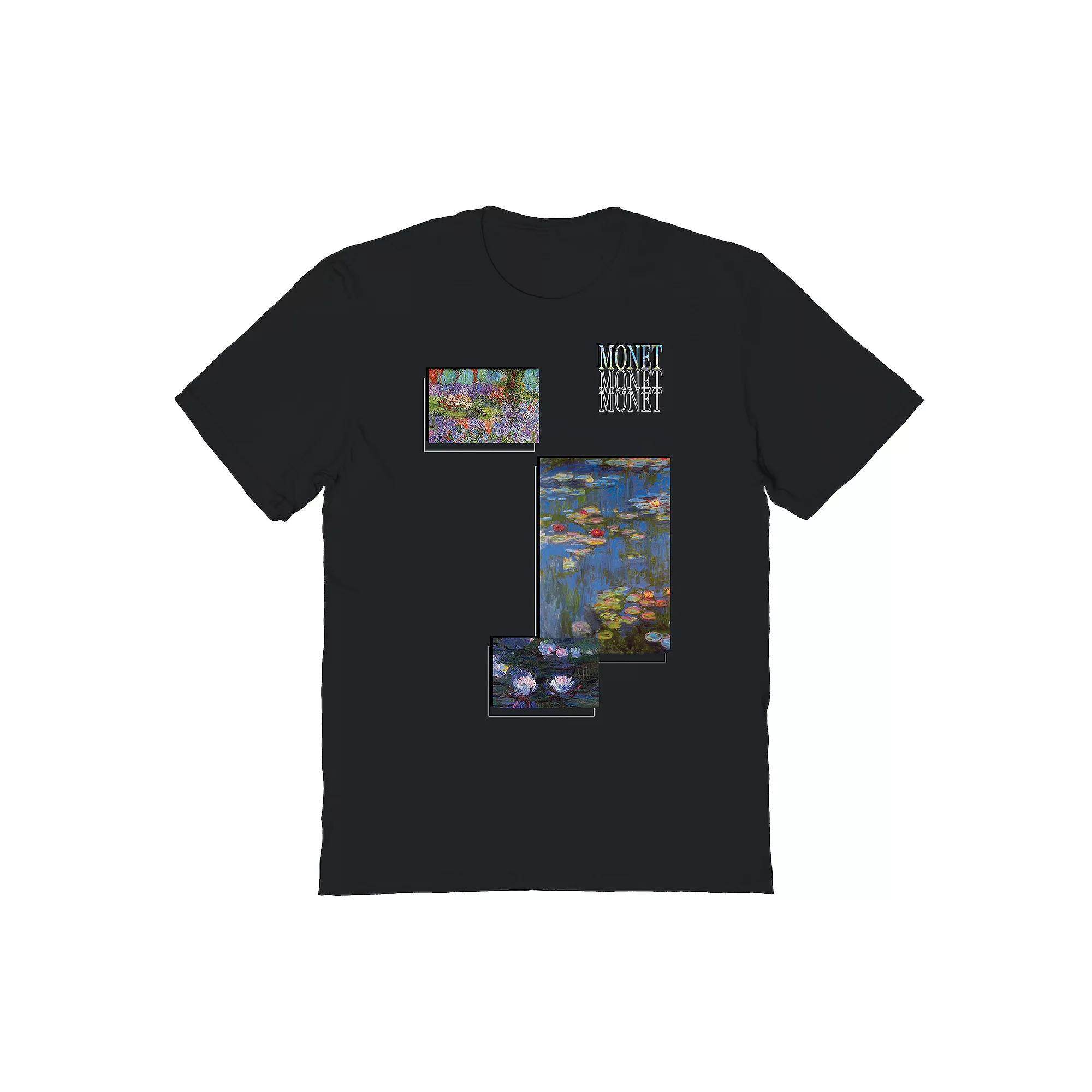 Men's Monet Trio Square Graphic Tee, Size: XL, Black Product Image