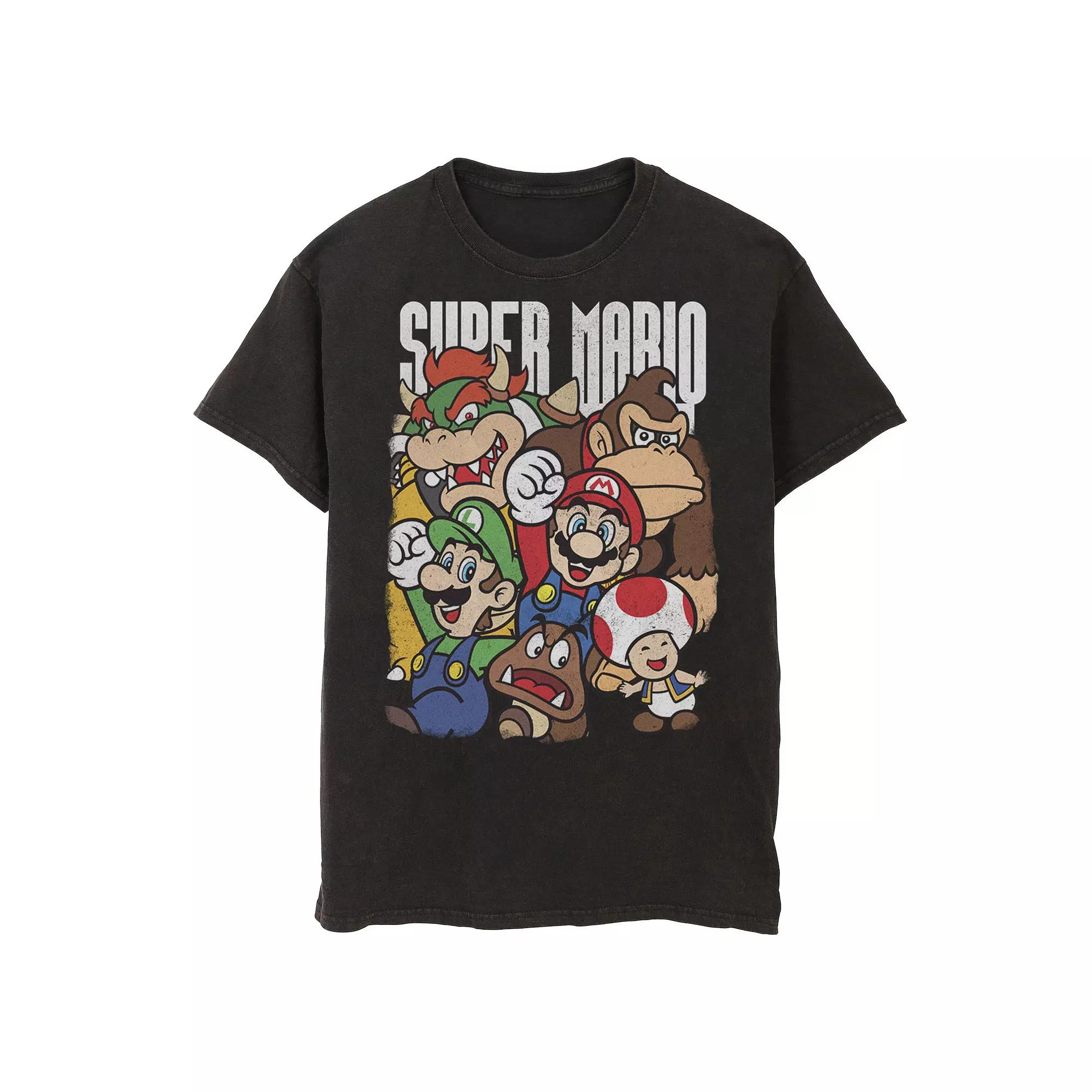 Men's Nintendo Super Mario Character Compilation Tee,  Product Image