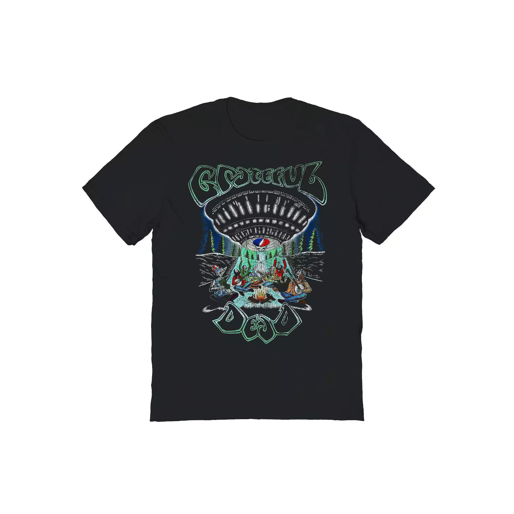 Men's Grateful Dead Vintage UFO Graphic Tee, Size: Small, Black Product Image