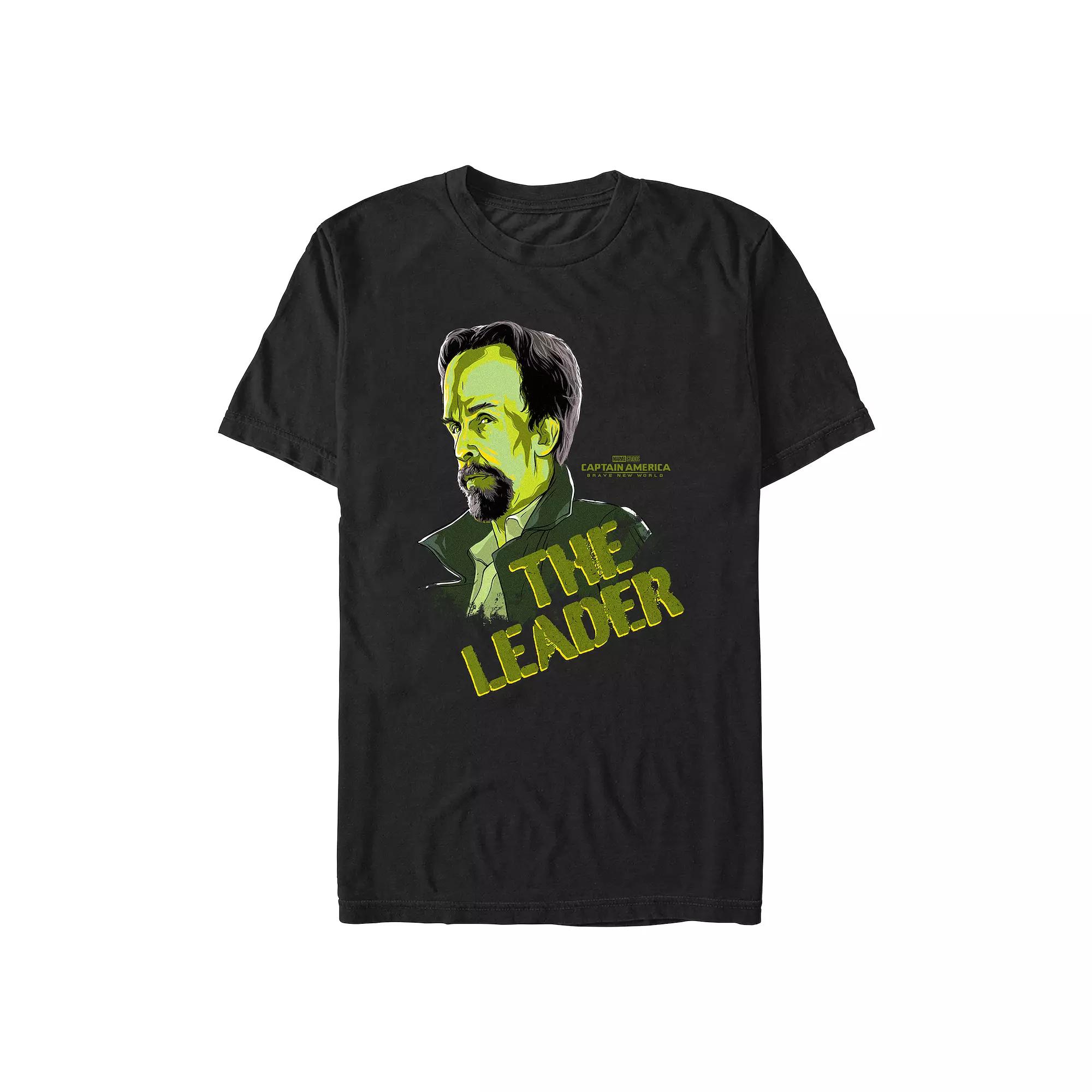 Men's Marvel Captain America Brave New World The Leader Poster Graphic Tee,  Product Image