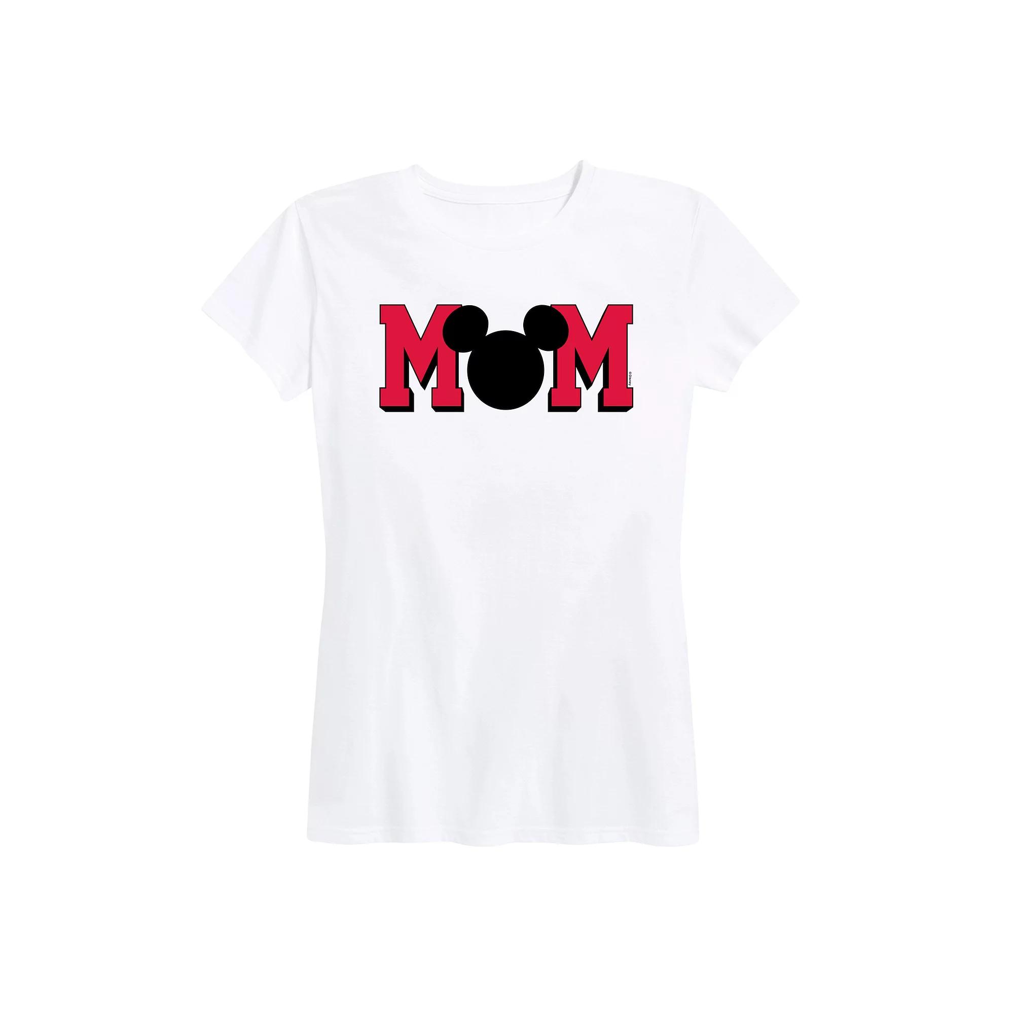 Disney's Mickey Mouse Women's Mom Graphic Tee,  Product Image