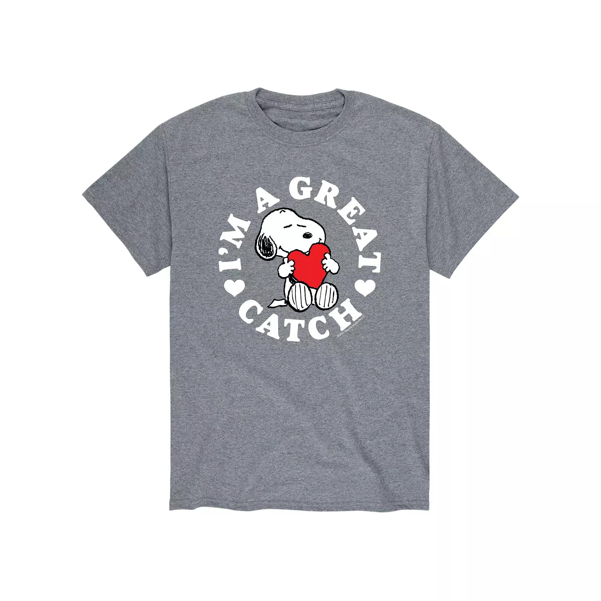 Men's Peanuts Great Catch Tee,  Product Image