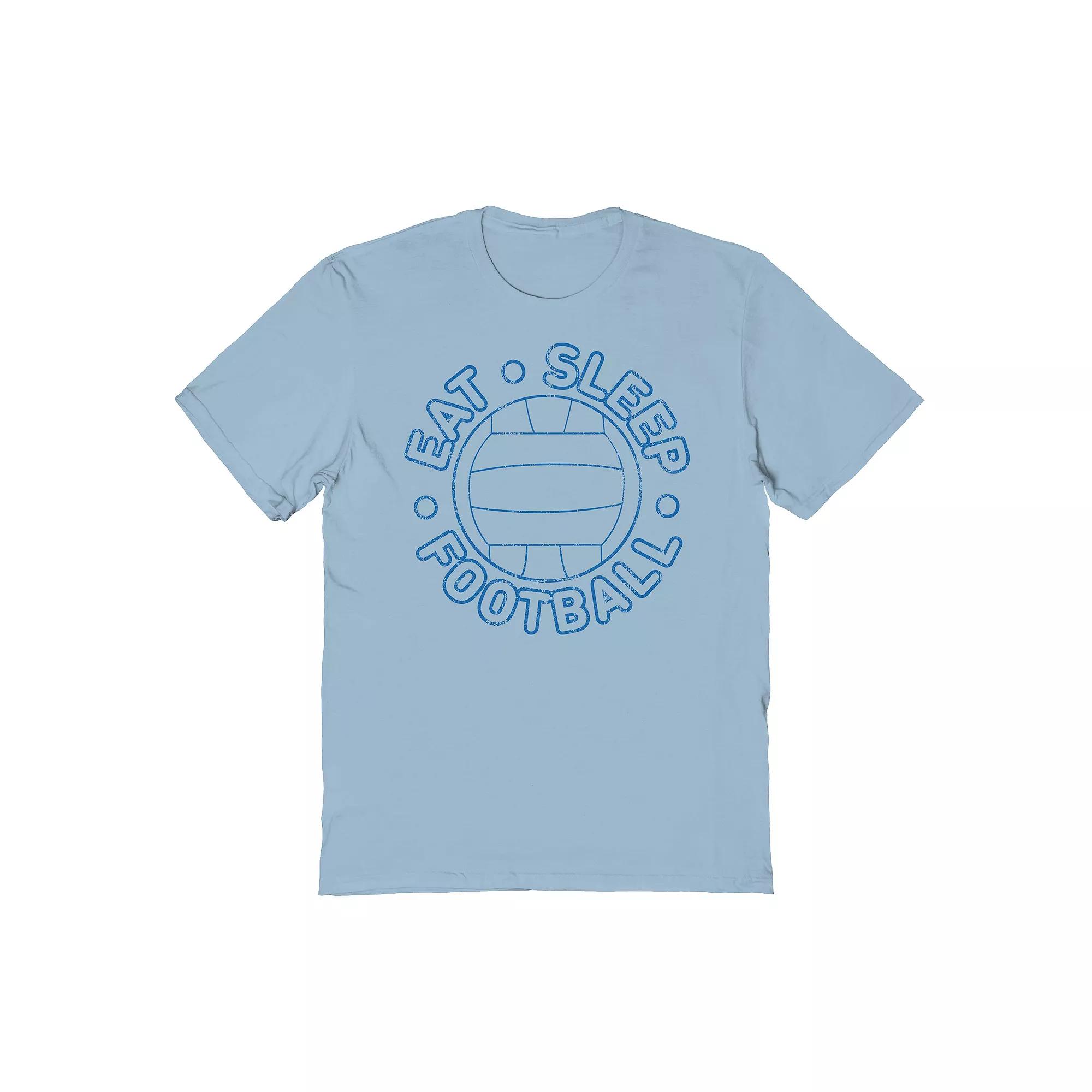 Men's Duke & Sons Eat Sleep Football Graphic Tee, Adult Unisex,  Product Image