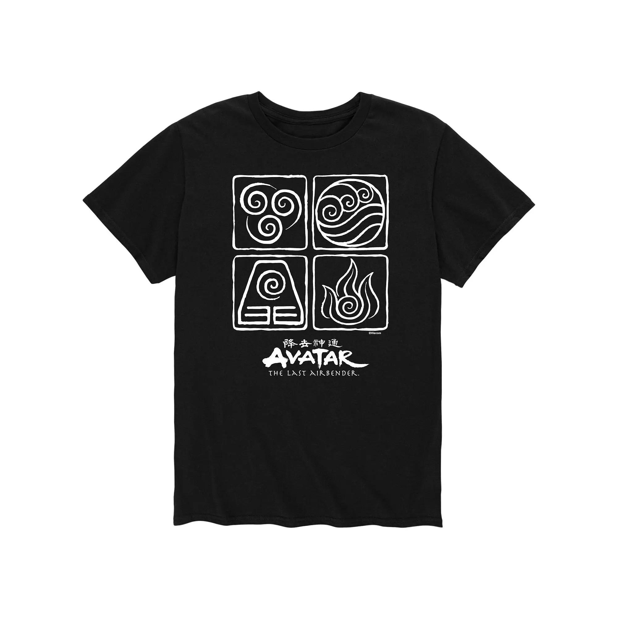 Men's Avatar Four Elements White Tee,  Product Image