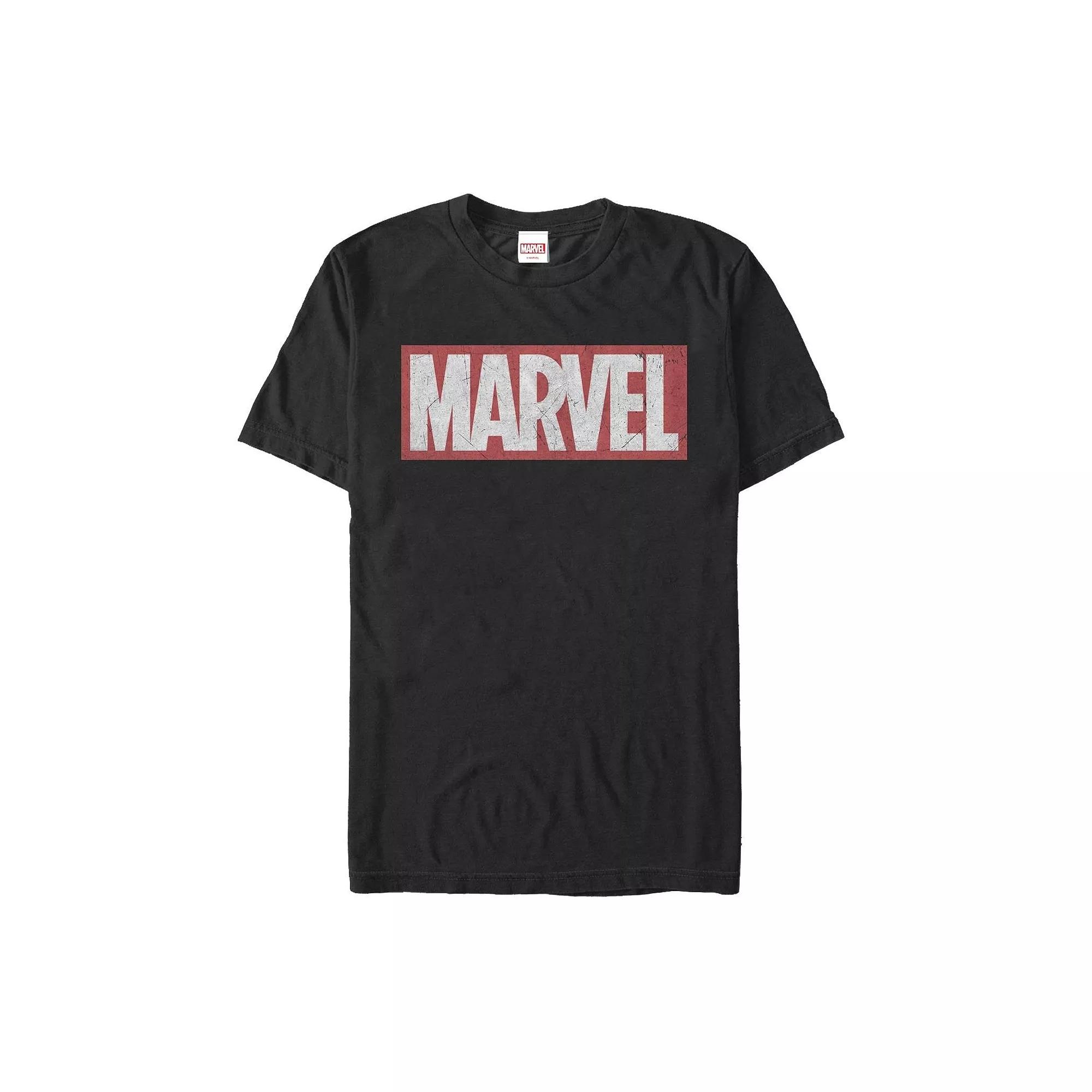 Mens Marvel Brick Logo Graphic Tee Product Image