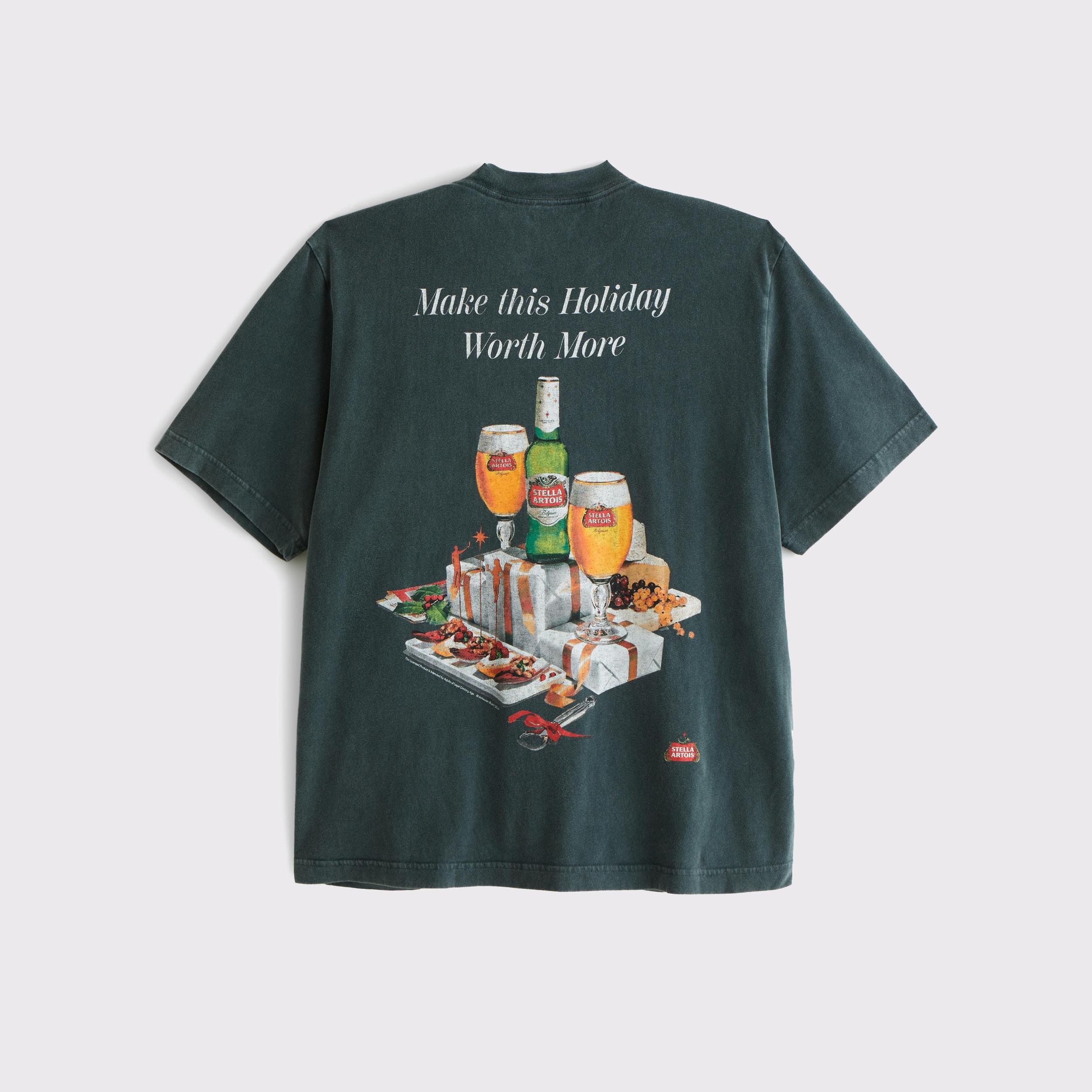 Pabst Blue Ribbon Vintage-Inspired Graphic Tee Product Image