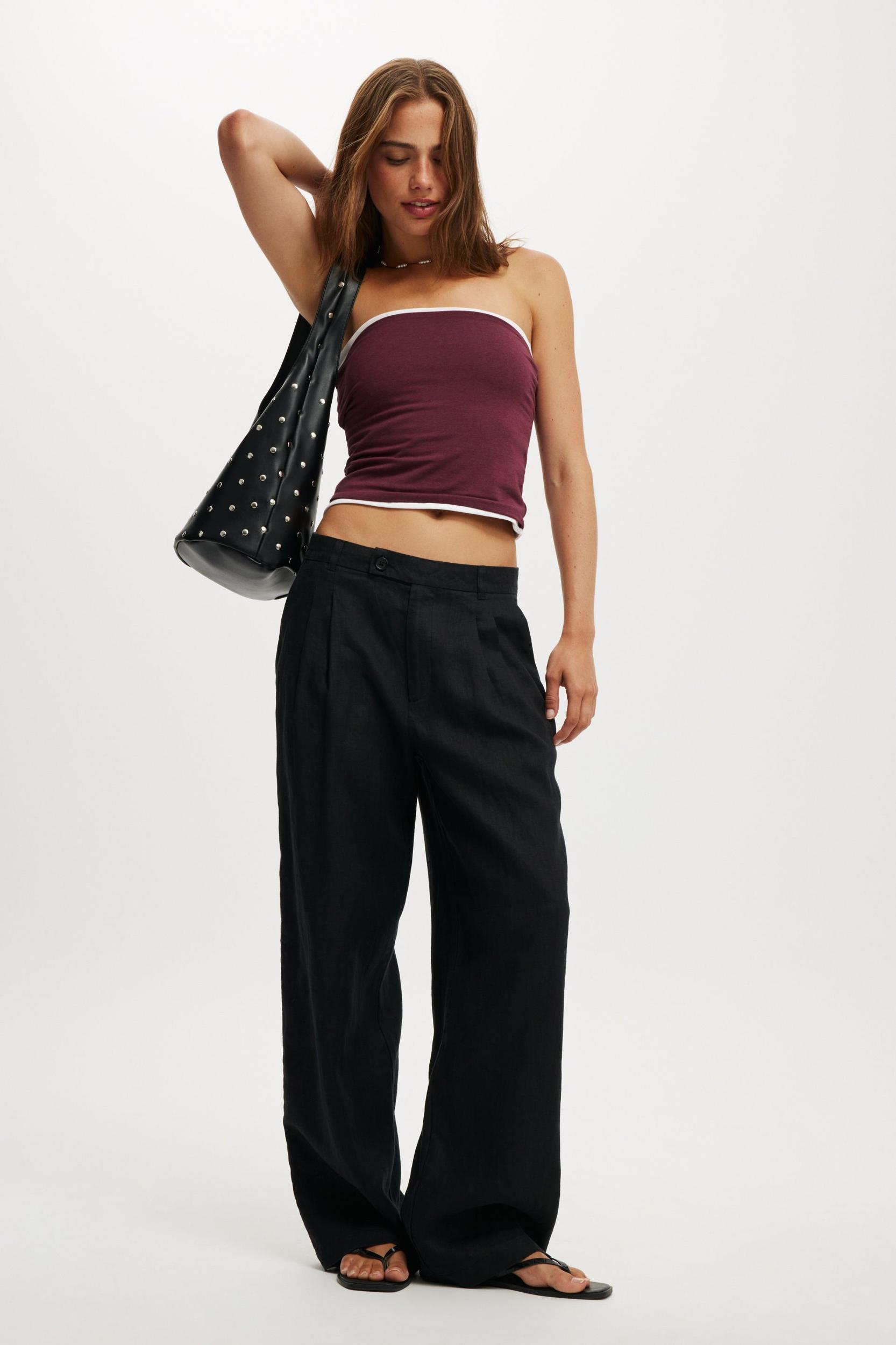 Cotton On Women - Elle Linen Wide Leg Suiting Pant Product Image