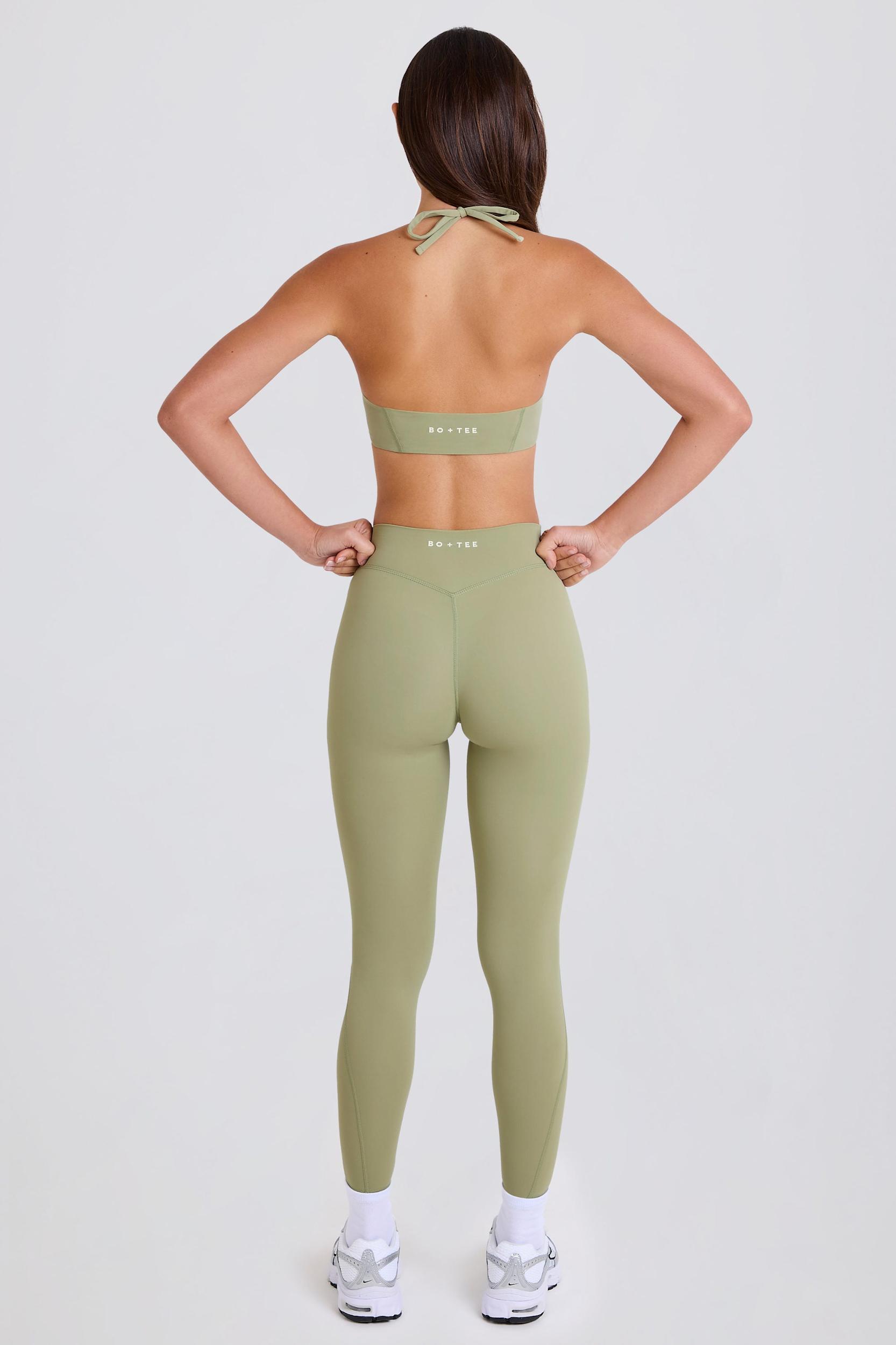Four-Way Stretch High-Waist Leggings in Acai Product Image