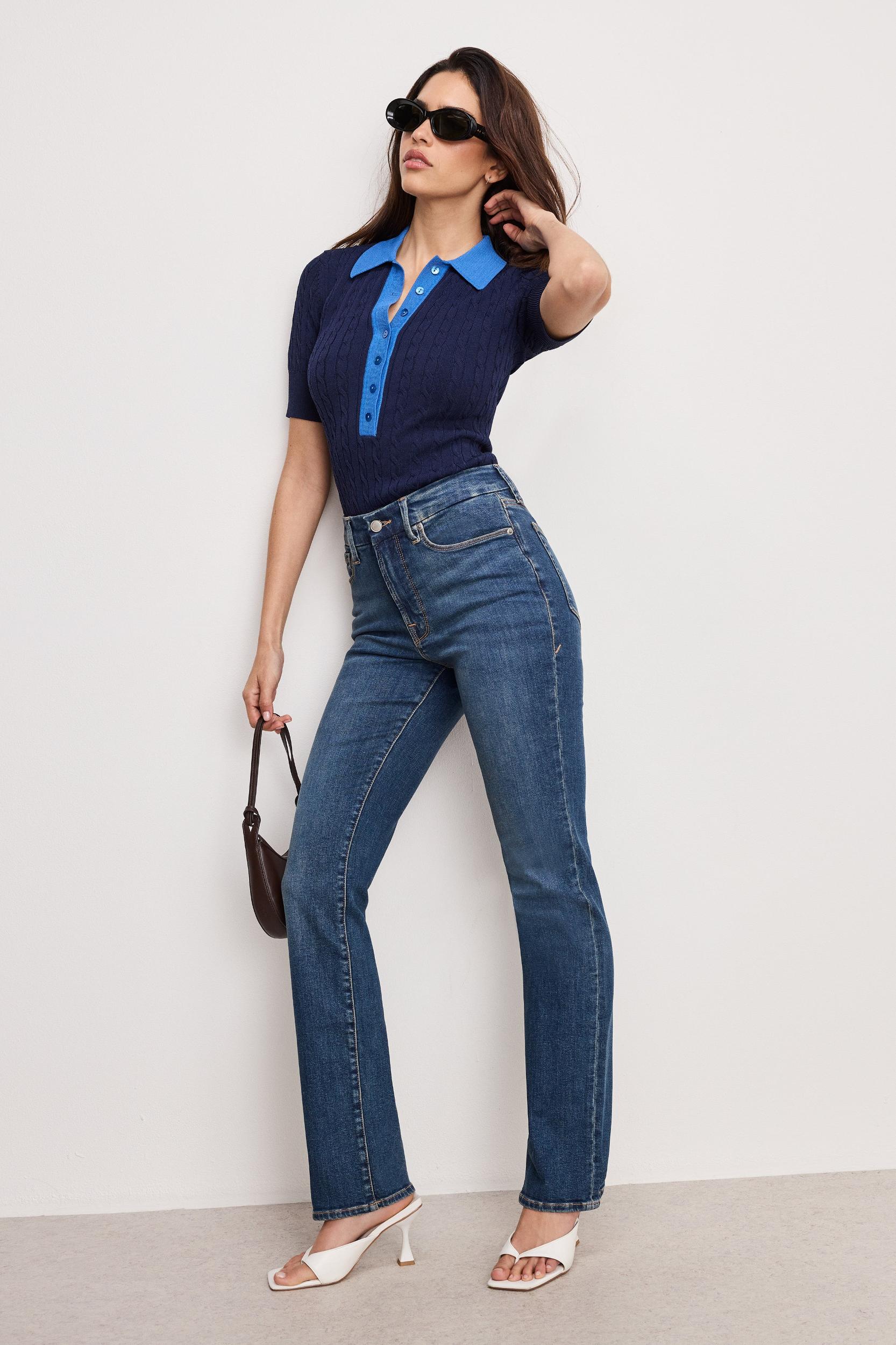 CABLE KNIT BODYSUIT | MIDNIGHT002 Product Image