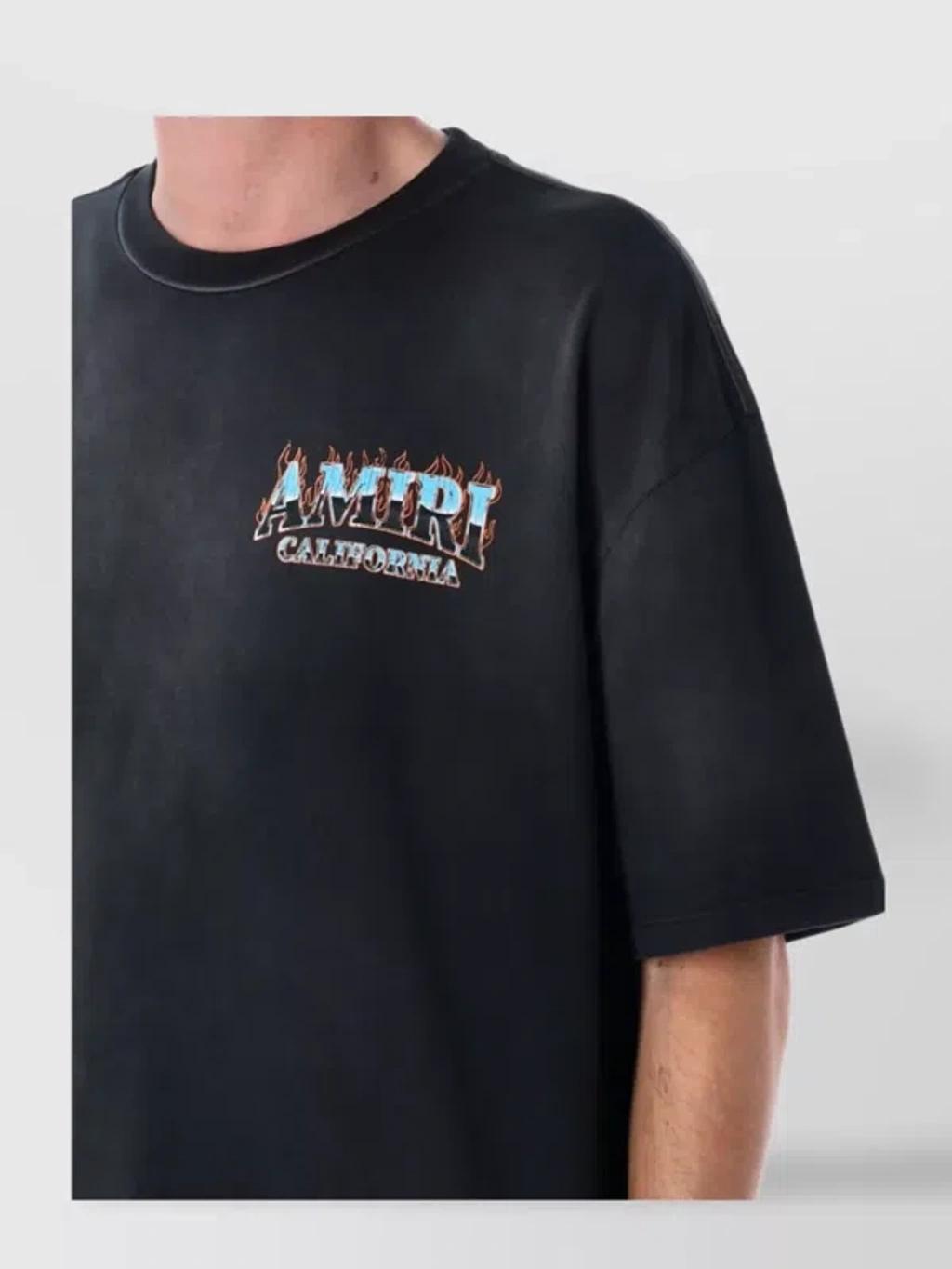 AMIRI Hollywood Oversized T-shirt In Black Product Image
