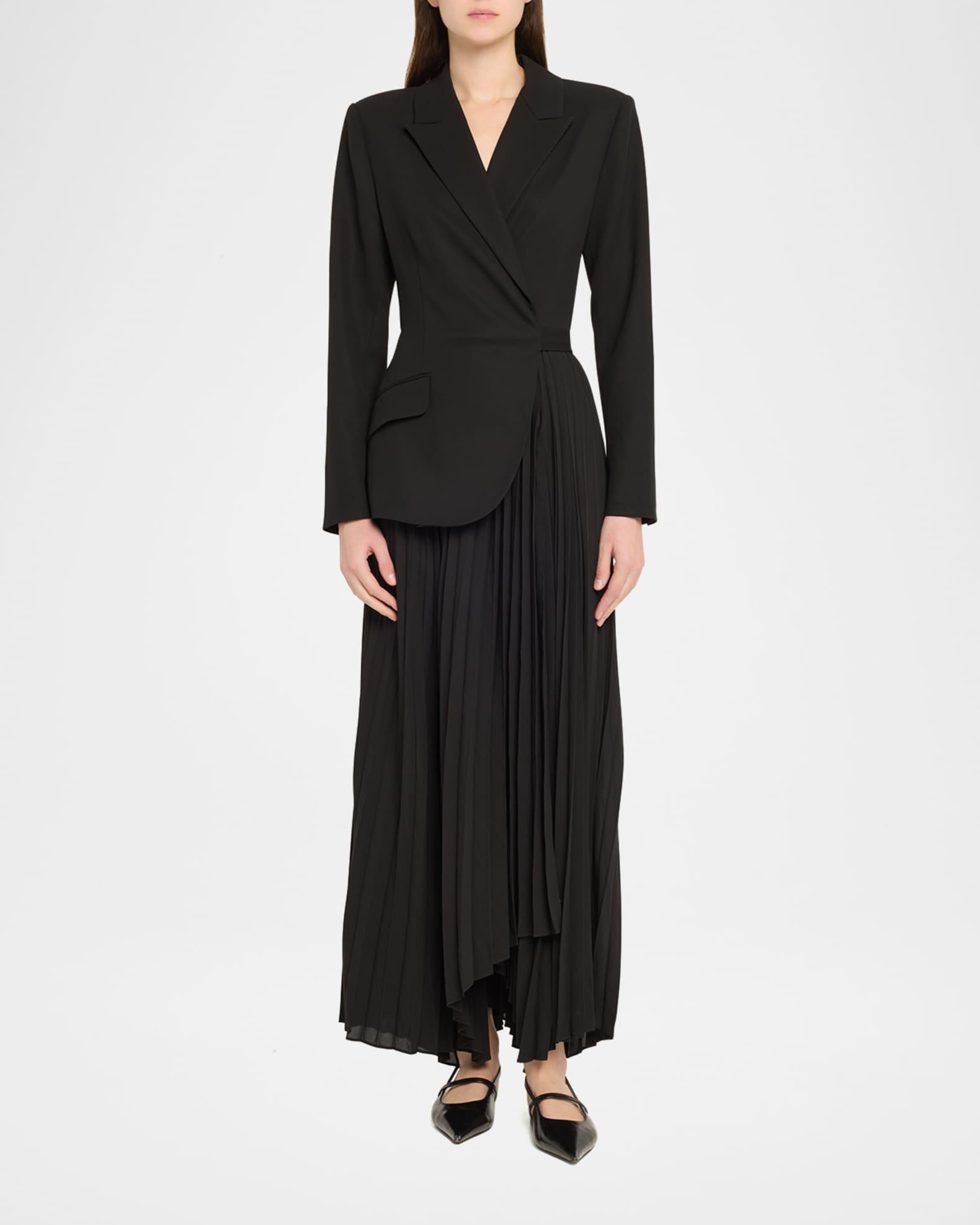 Ambretta Combo Blazer Dress Product Image