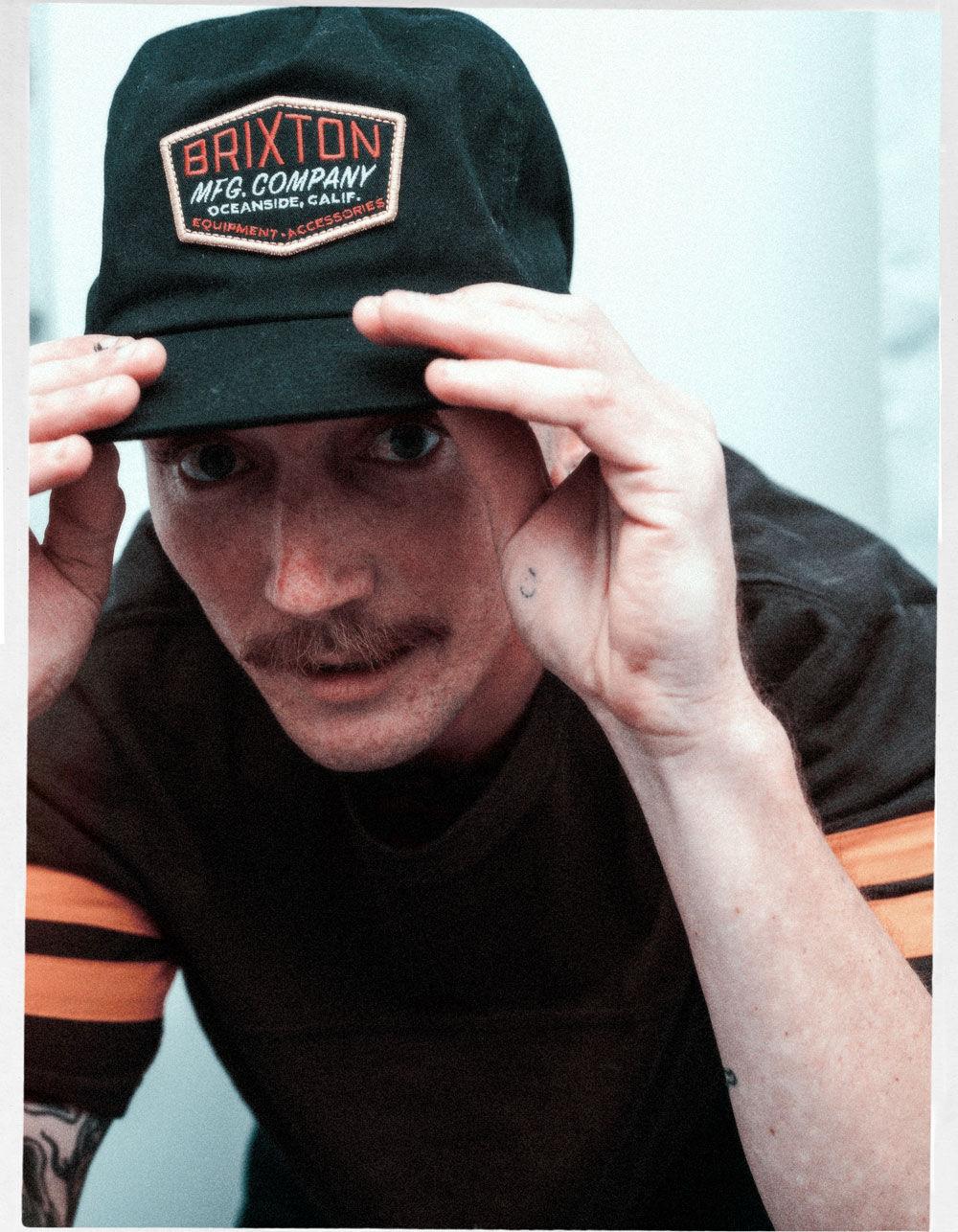 BRIXTON Coleson Snapback Hat - BROWN Product Image