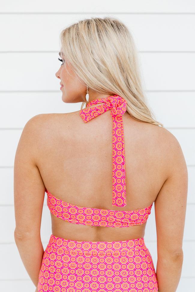 Take A Vacation Daisy in Reverse Bikini Top FINAL SALE Product Image