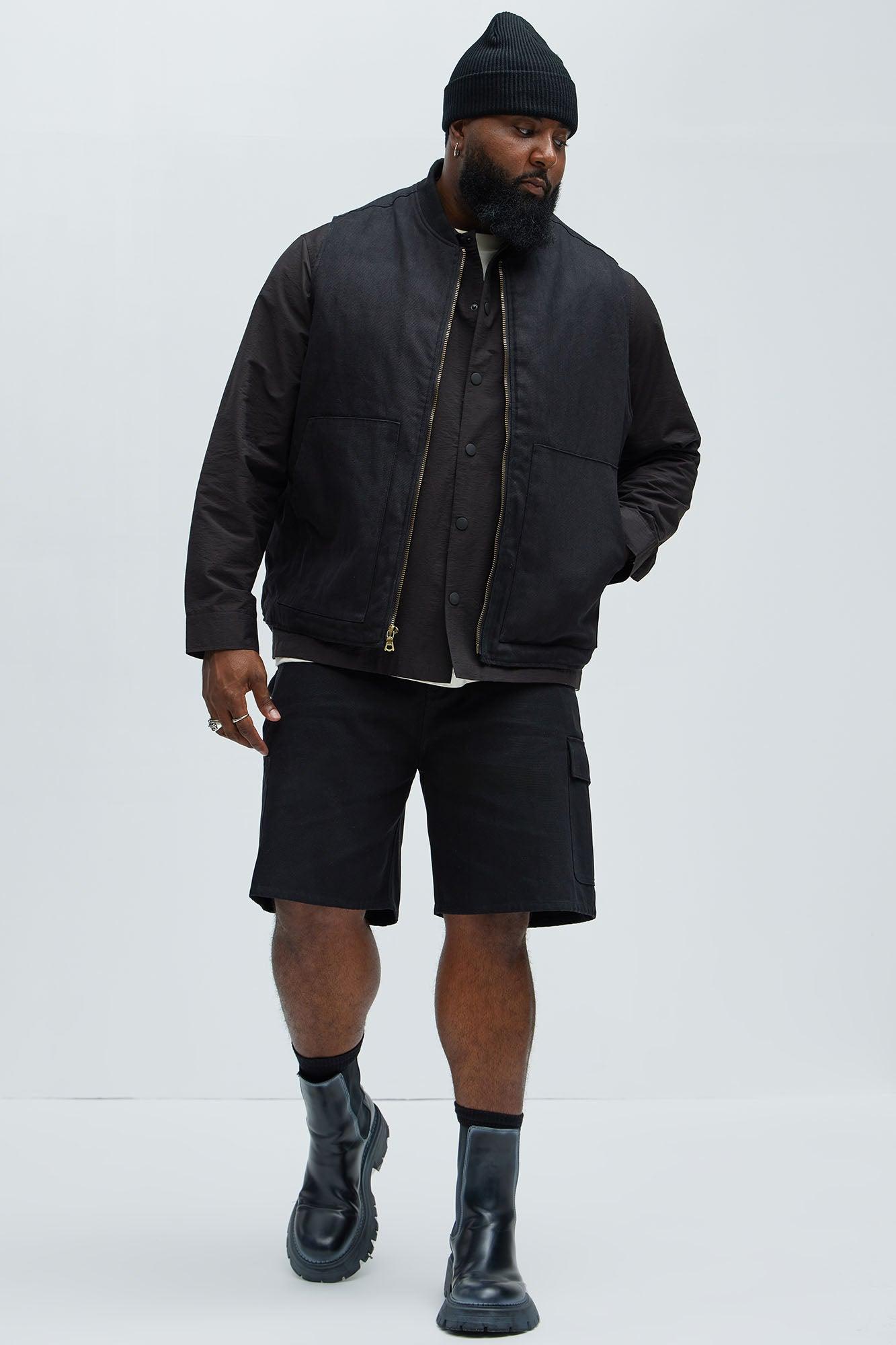 Alexander Utility Canvas Vest - Black Product Image