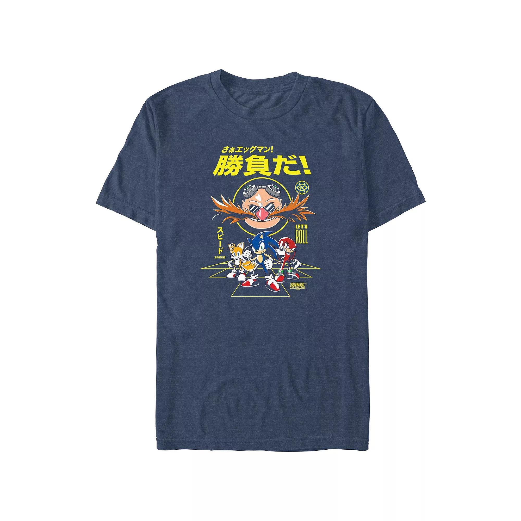 Men's Sonic The Hedgehog Let's Roll Graphic Tee,  Product Image