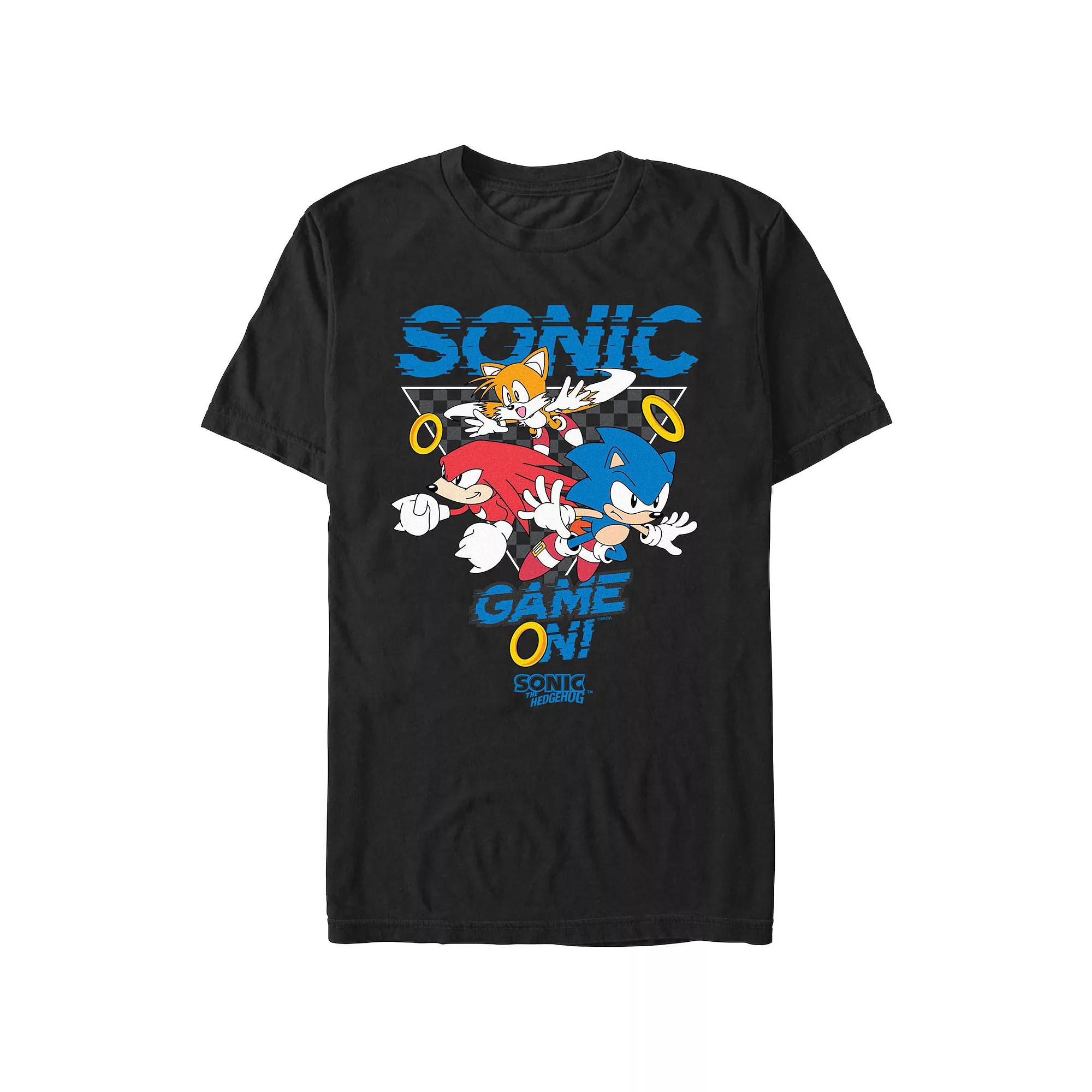 Men's Sonic The Hedgehog Game On Graphic Tee,  Product Image