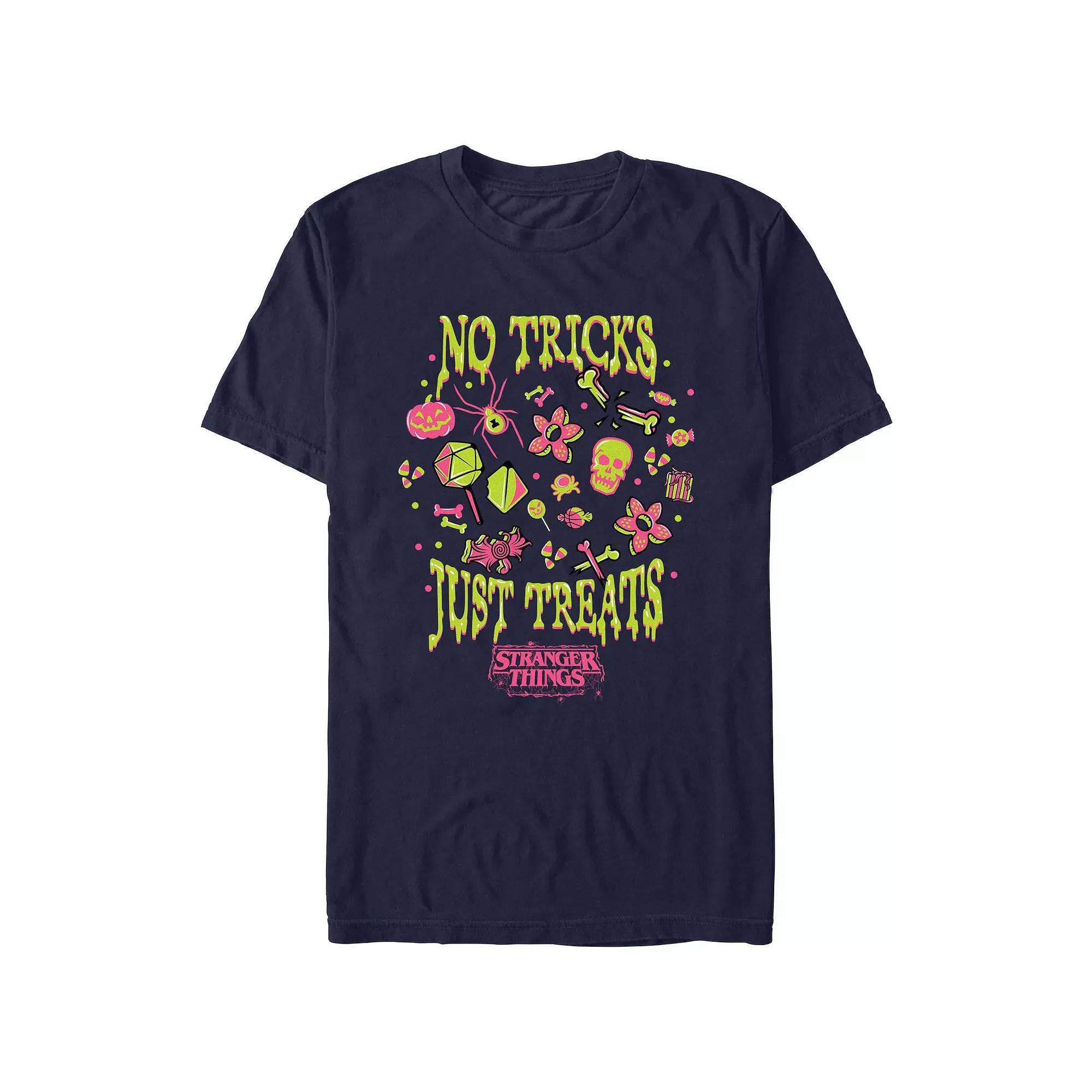 Men's Stranger Things No Tricks Just Treats Graphic Tee,  Product Image