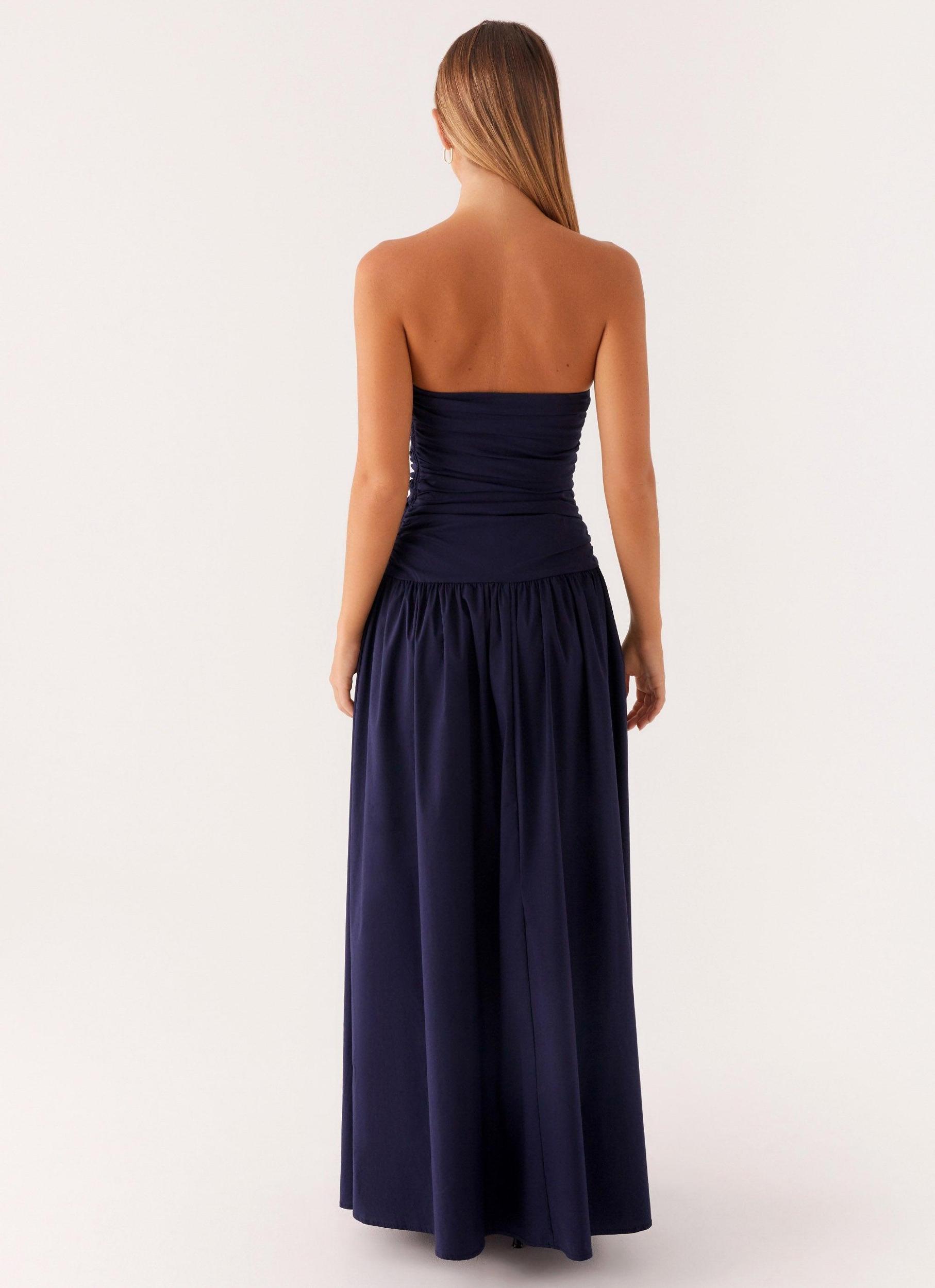 Carmel Maxi Dress - Navy Product Image