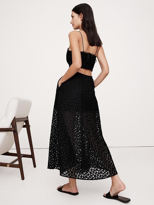Lace Maxi Skirt Product Image