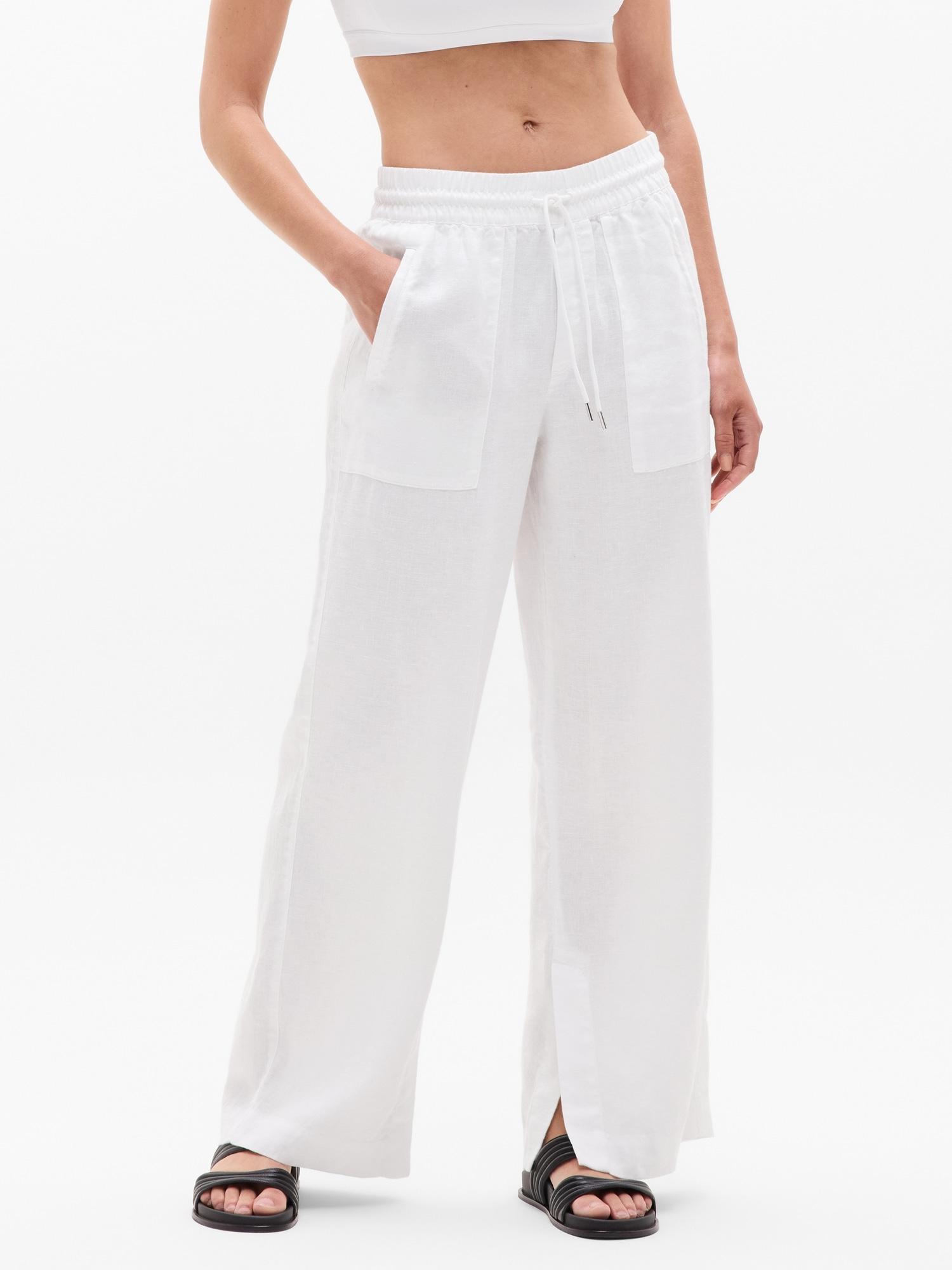 Retreat Linen High Rise Wide Leg Pant Product Image