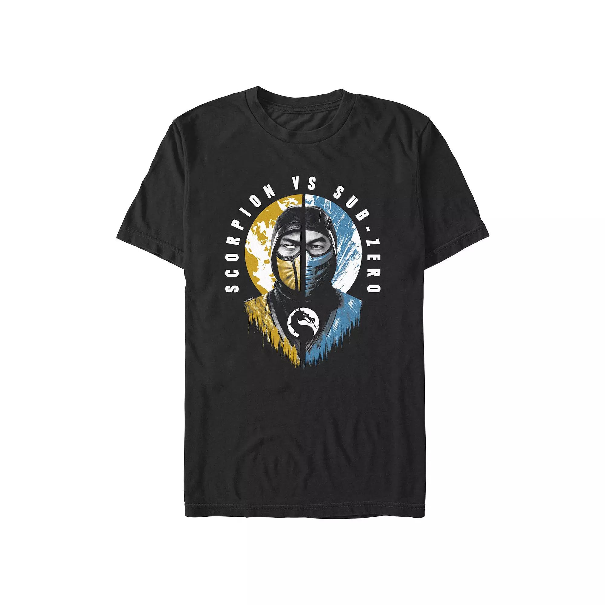 Men's Mortal Kombat Scorpion vs Subzero Graphic Tee,  Product Image