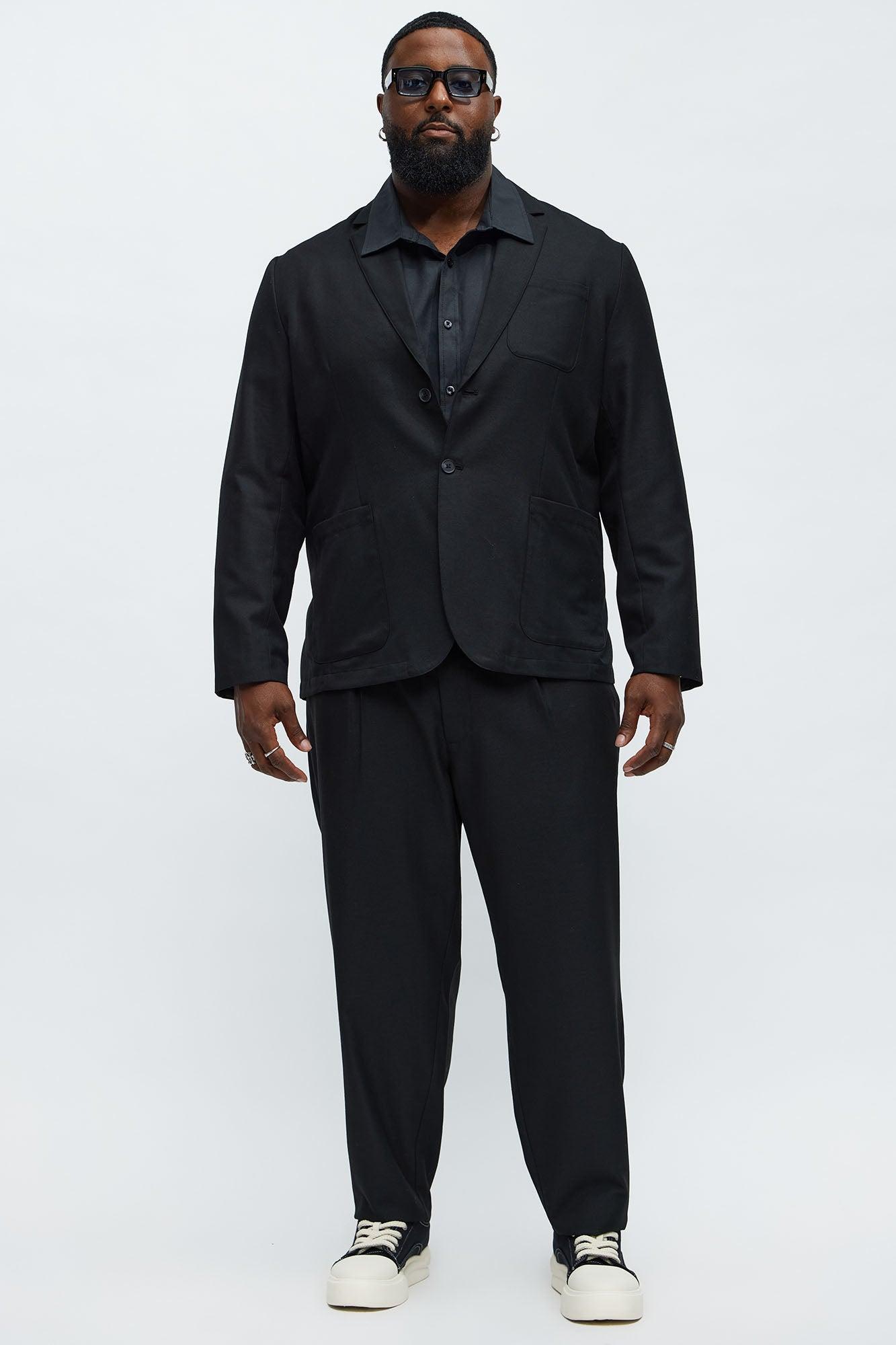 Slim Modern Lightweight Everyday Jacket - Black Product Image