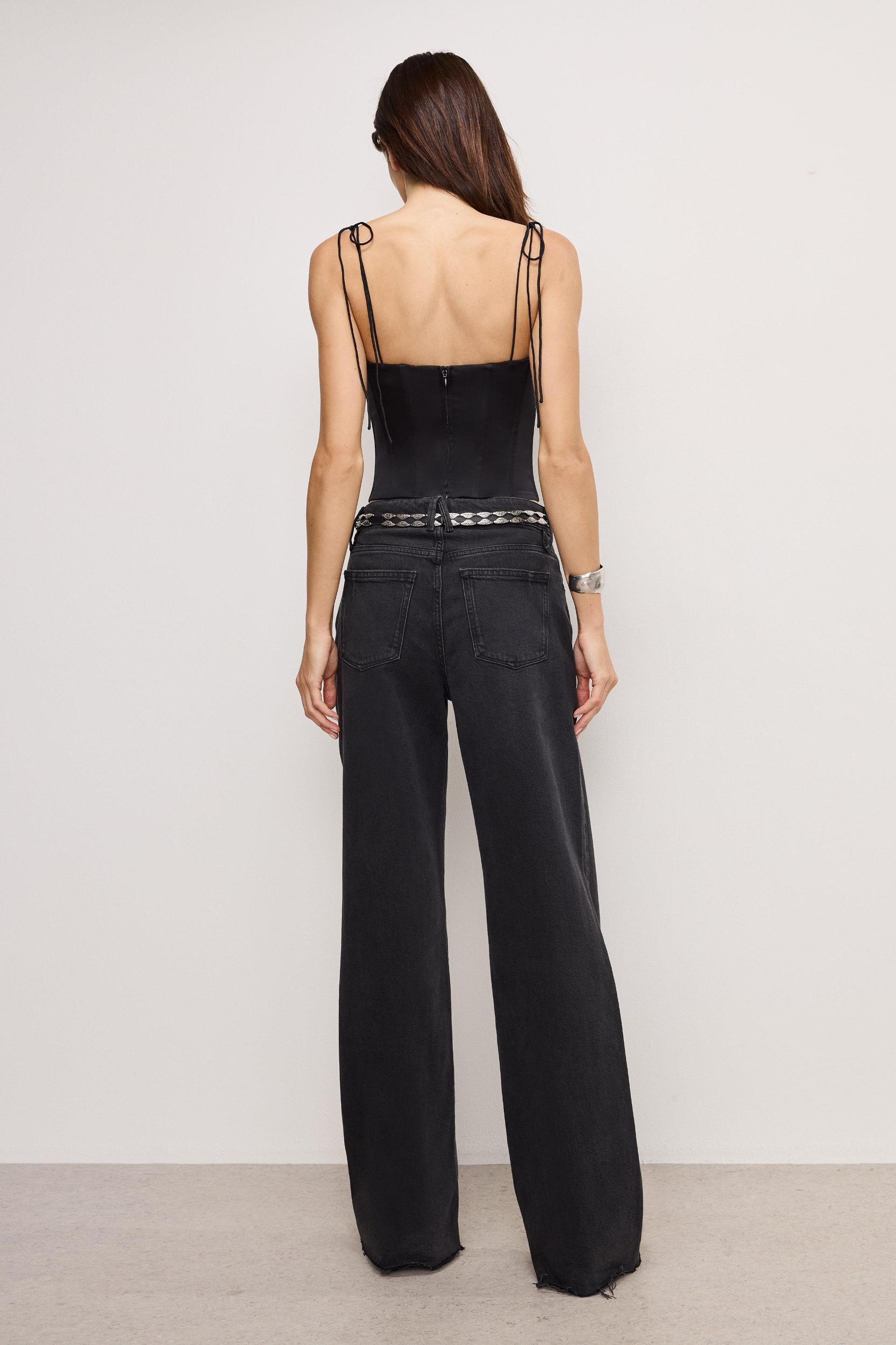 GOOD EASE RELAXED JEANS | BLACK324 Product Image