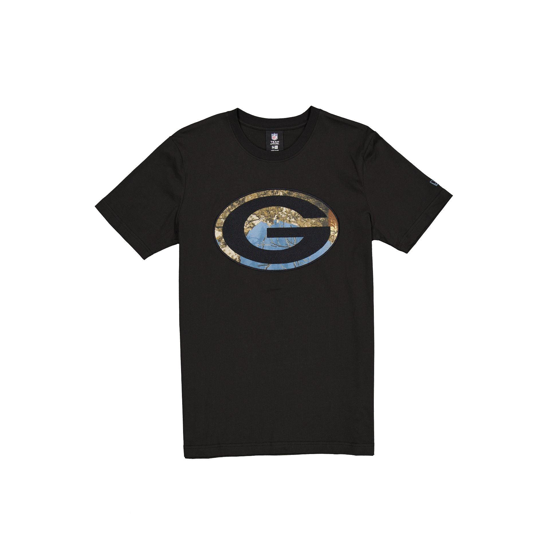 Green Bay Packers Black Realtree T-Shirt Male Product Image