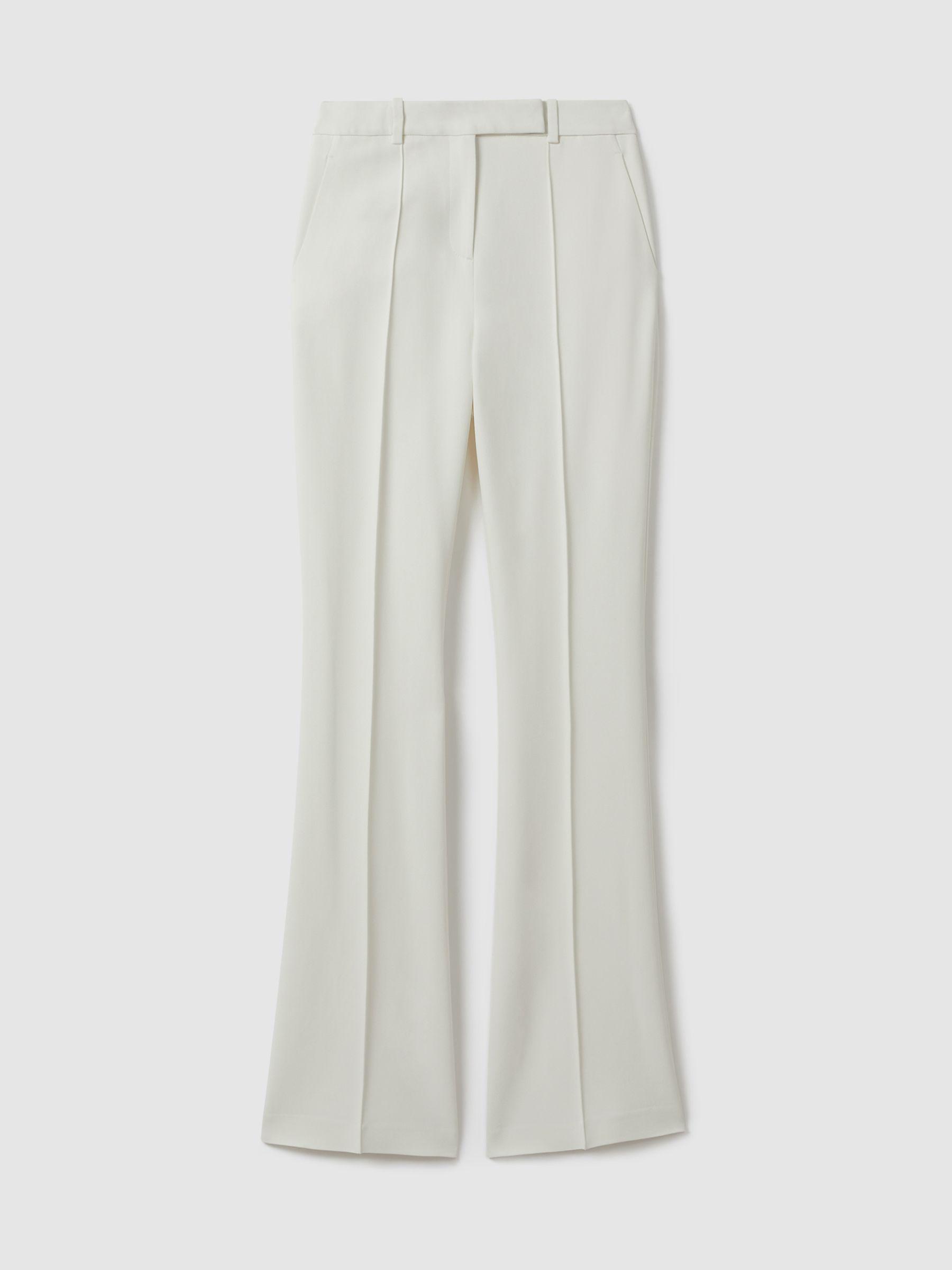 Atelier Slim Flared Suit Trousers in Ivory Product Image