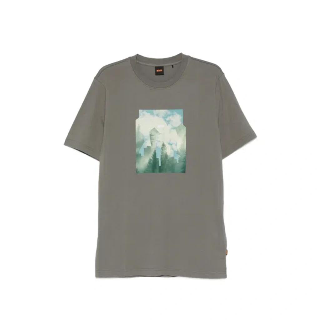 HUGO BOSS Graphic T-shirt In Multi Product Image
