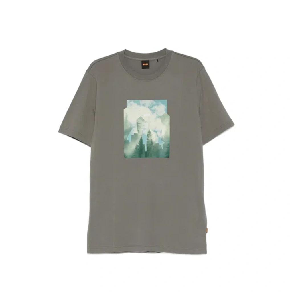 HUGO BOSS Graphic T-shirt In Multi Product Image