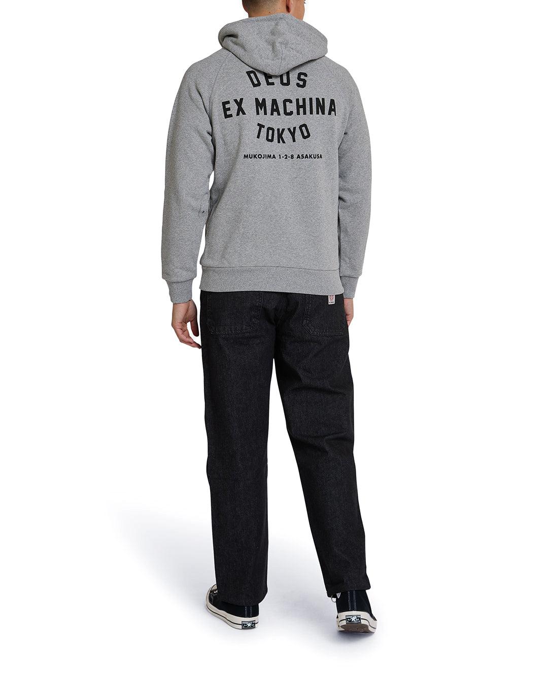 Tokyo Address Hoodie - Grey Marle Product Image