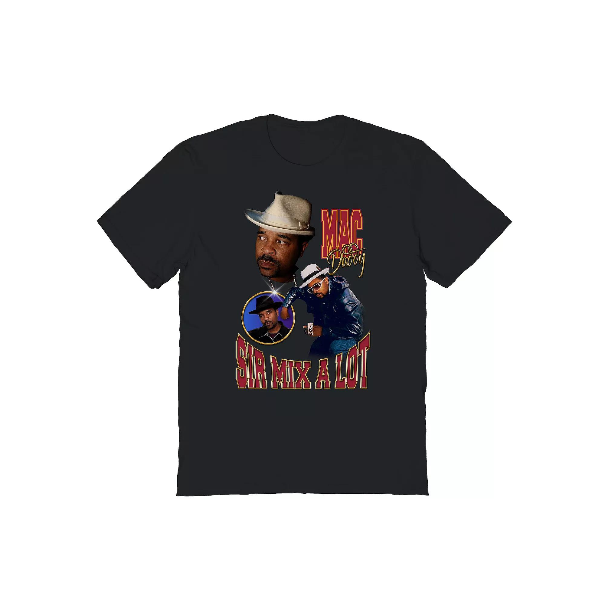 Men's Graphic Tee Throw Back, Size: Small, Black Product Image