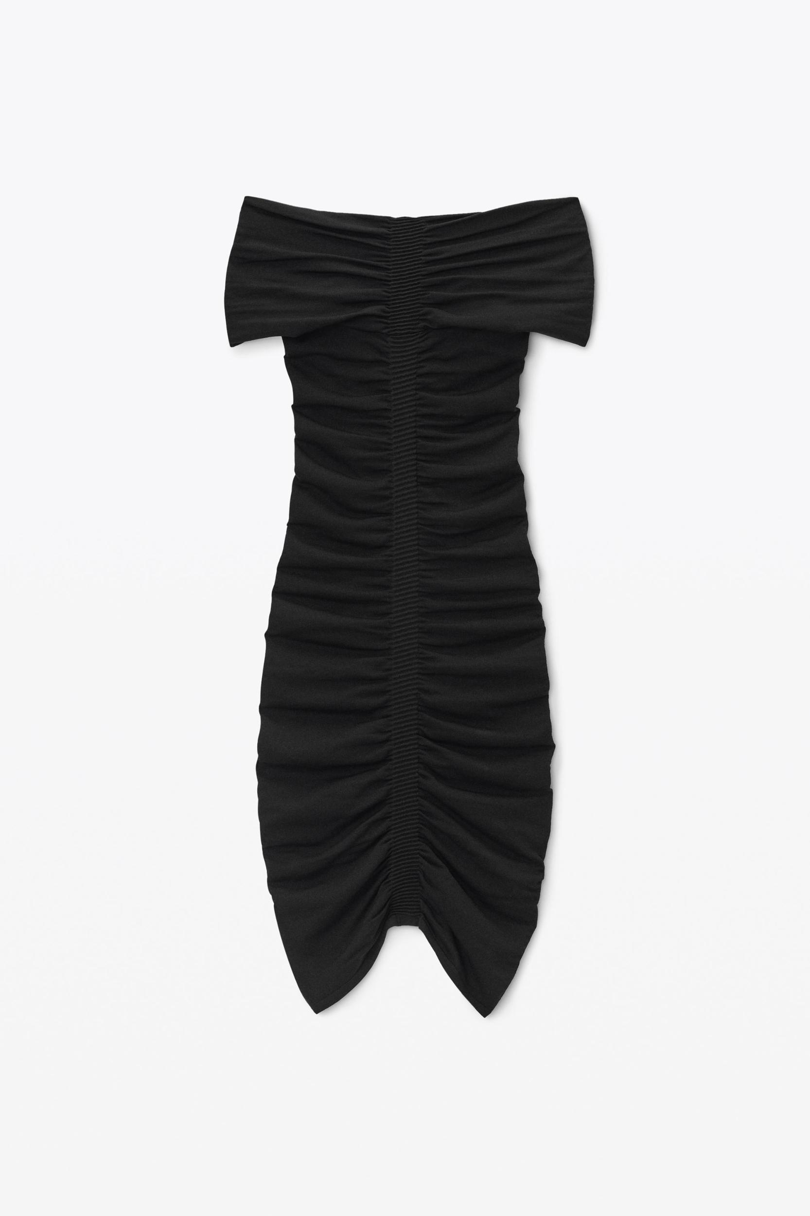 Off-shoulder Ruched Dress Product Image