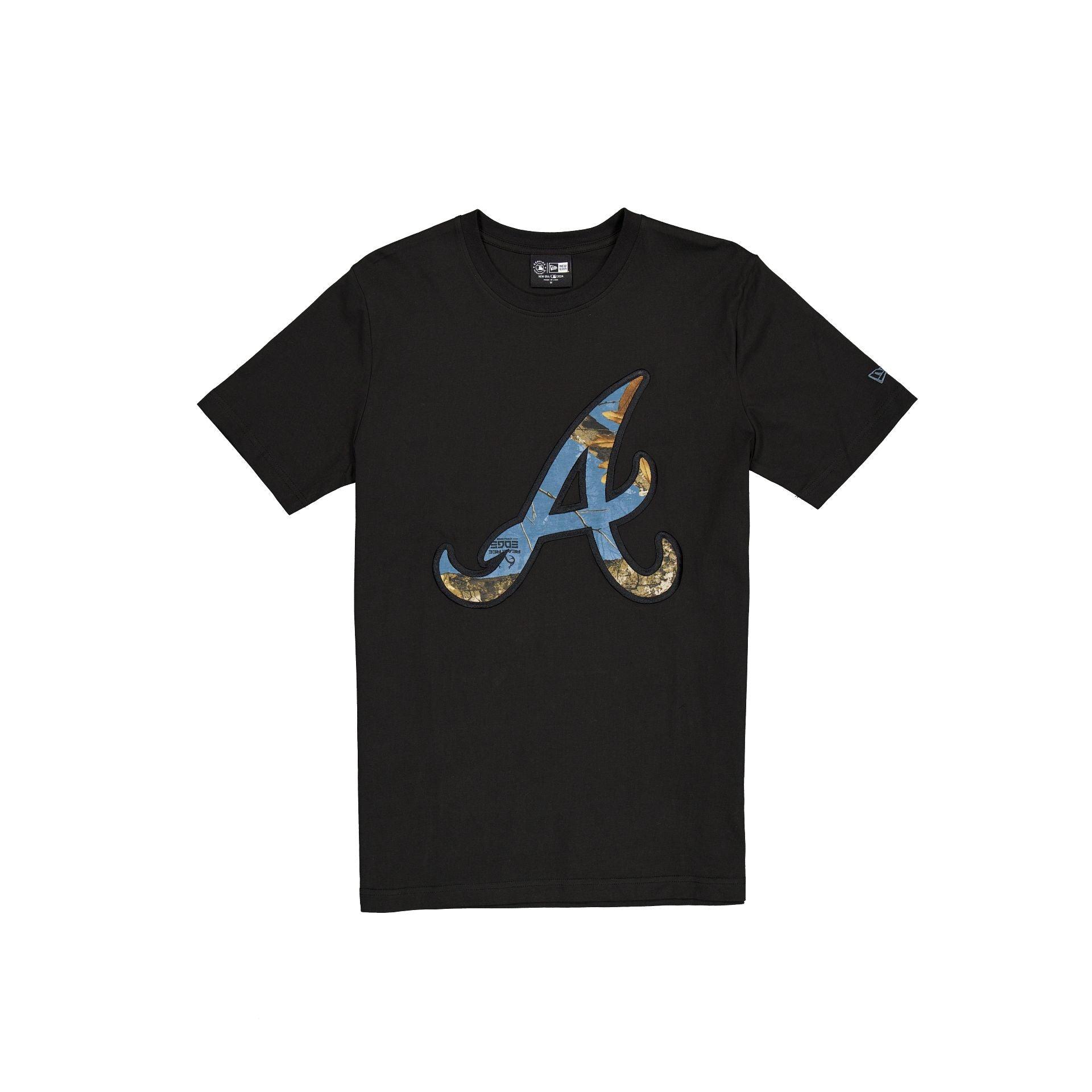 Atlanta Braves Black Realtree T-Shirt Male Product Image
