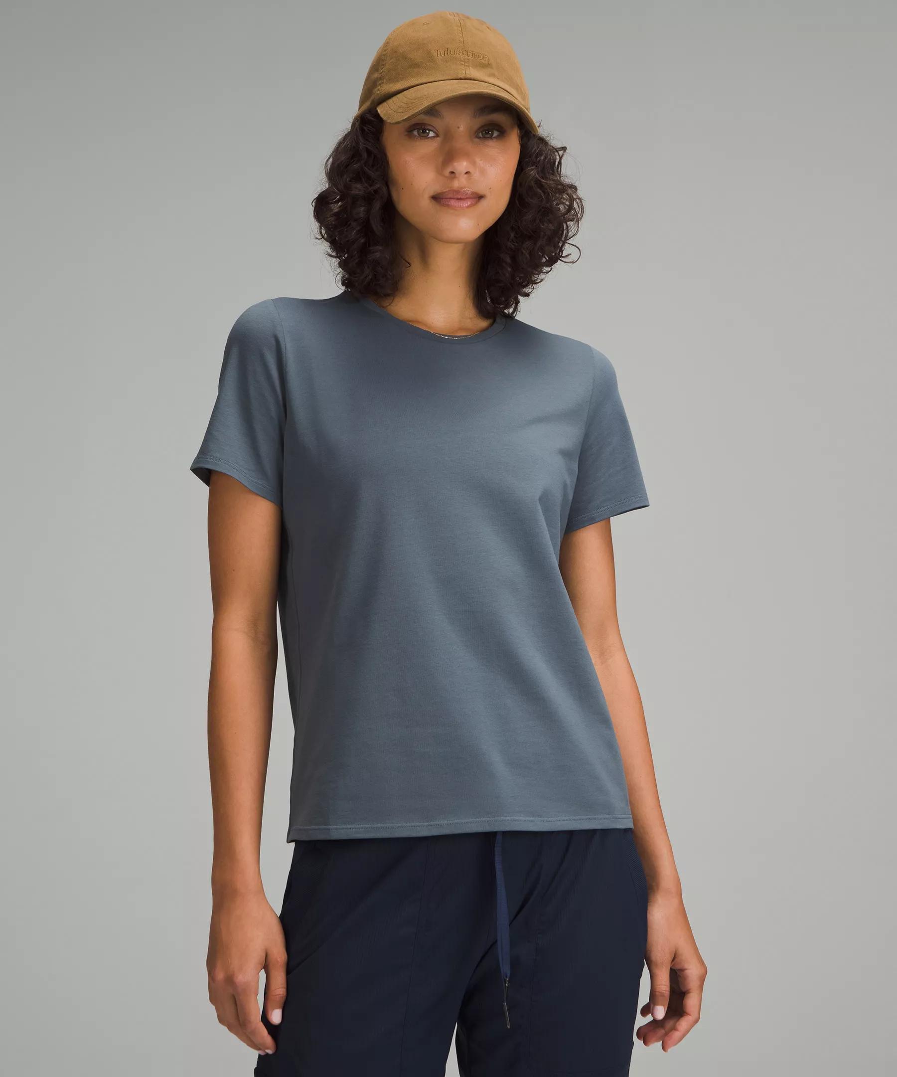 Organic Cotton Straight-Hem Crewneck T-Shirt Product Image